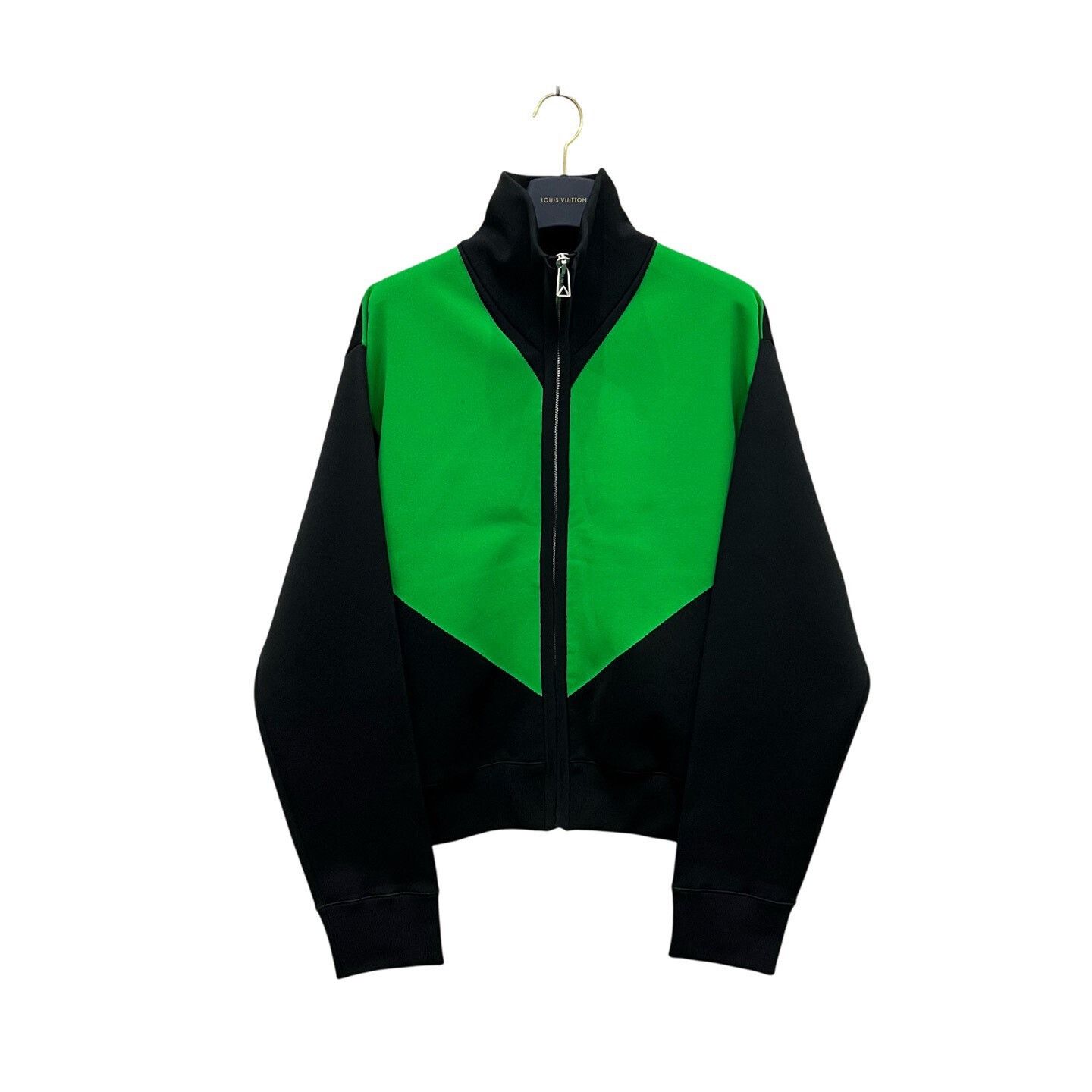 Bottega Veneta Bottega Veneta Black Green Patchwork Coat Size US S / EU 44-46 / 1 - 1 Thumbnail