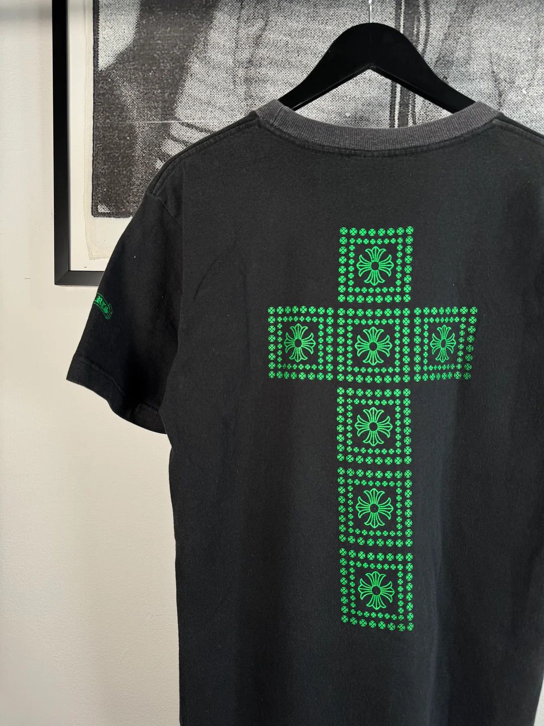 Chrome Hearts 🚭 RARE 🚭 VINTAGE 90s JAPAN EMERALD FLEUR CROSS SHIRT Size US M / EU 48-50 / 2 - 2 Thumbnail