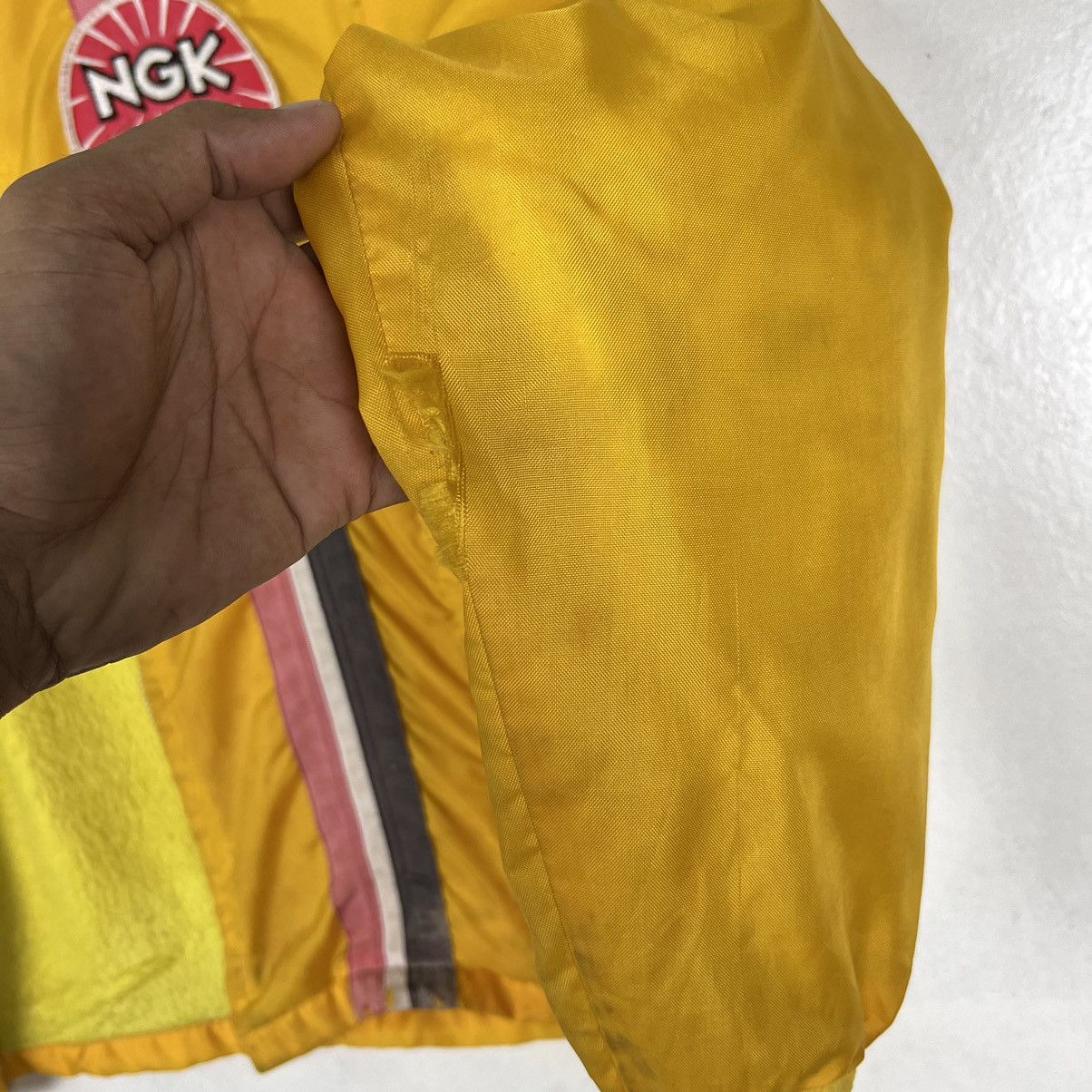 Swingster × Vintage 🔥 VINTAGE NGK SPARK PLUG RACING SWINGSTER JACKET USA MADE Size US M / EU 48-50 / 2 - 9 Thumbnail