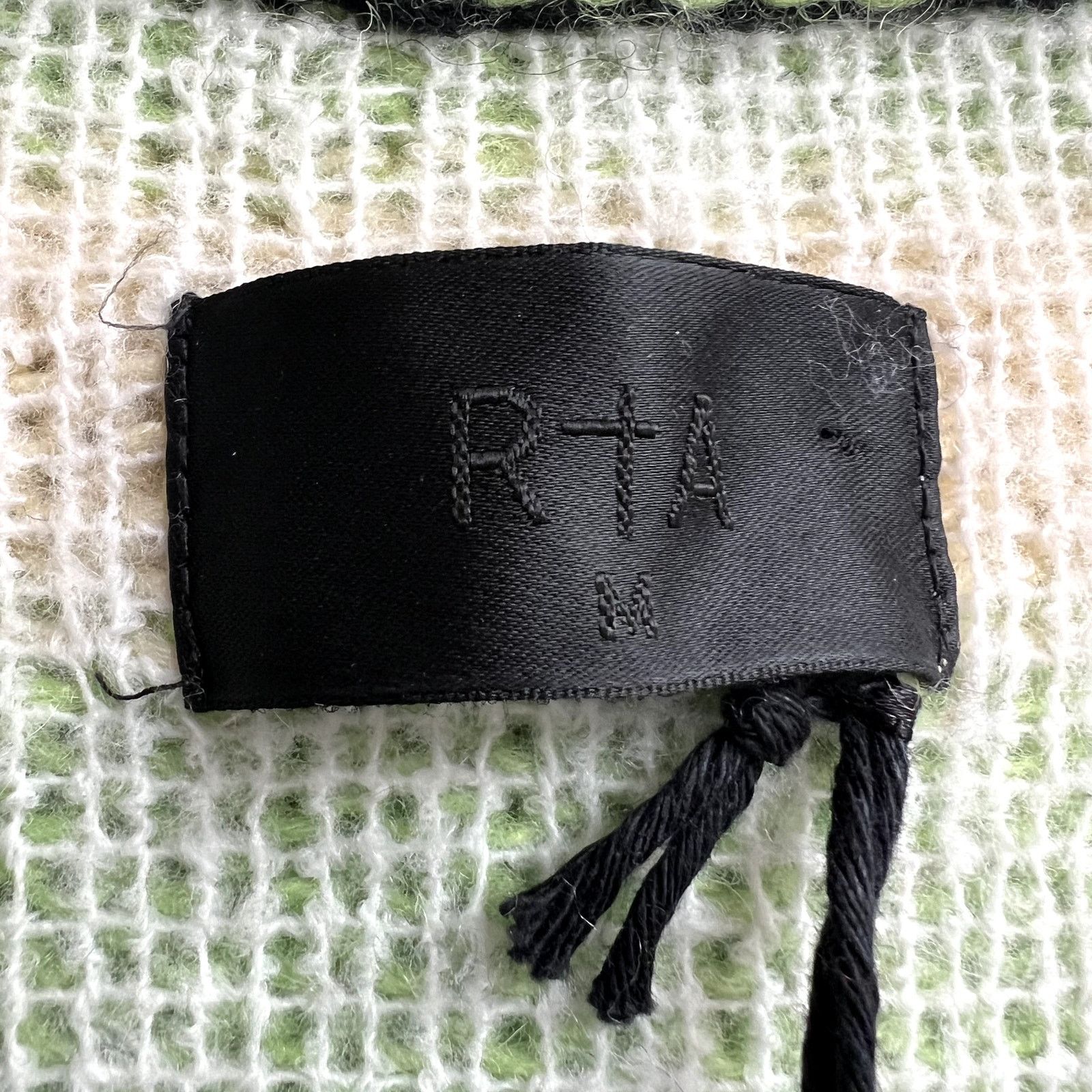 Rta RTA stripped sweater wool alpaca black red green size M S1 Size M / US 6-8 / IT 42-44 - 6 Thumbnail