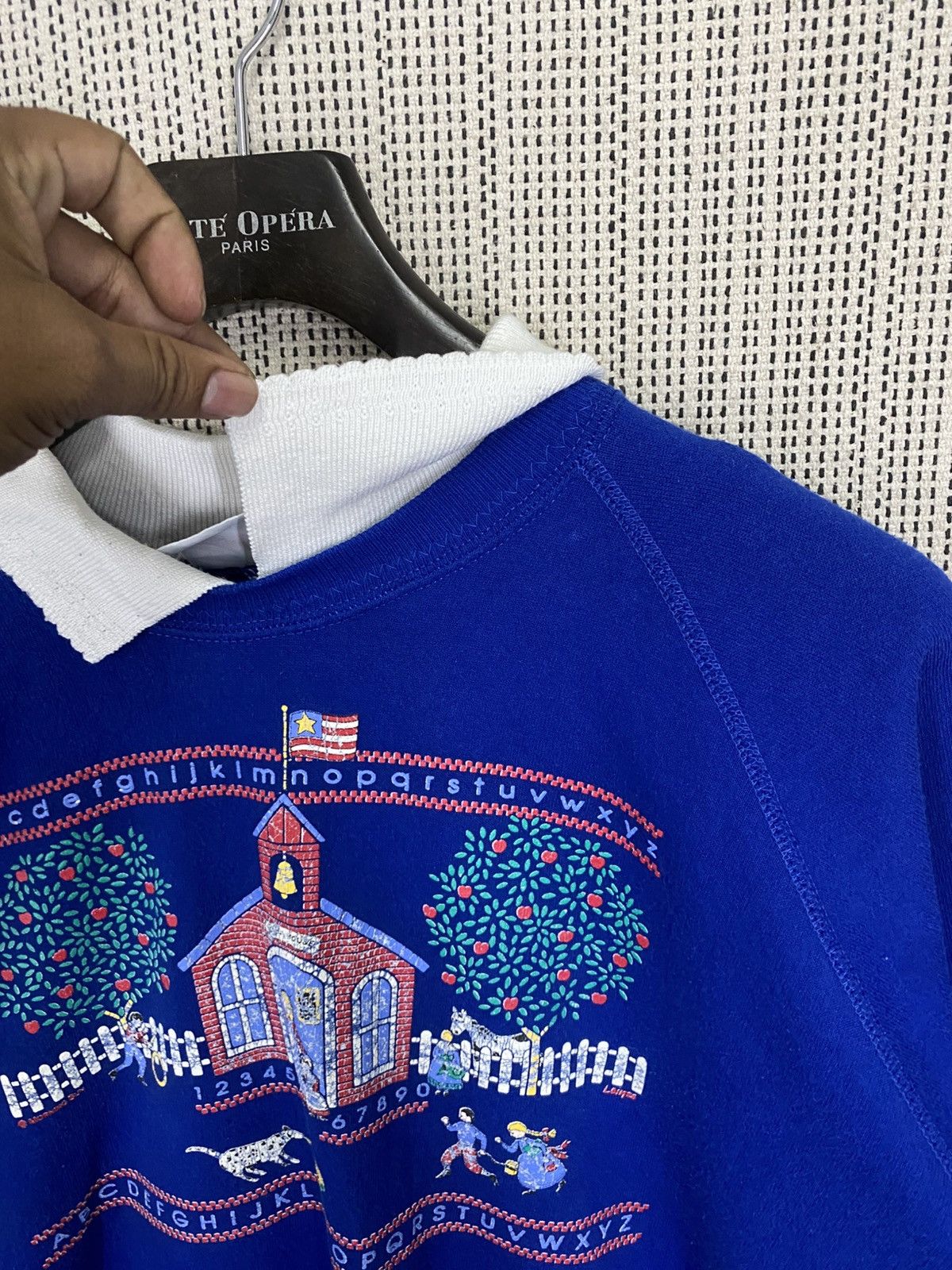 Vintage Vintage 90s morning sun sweatshirt crewneck pullover size L Size US L / EU 52-54 / 3 - 8 Thumbnail