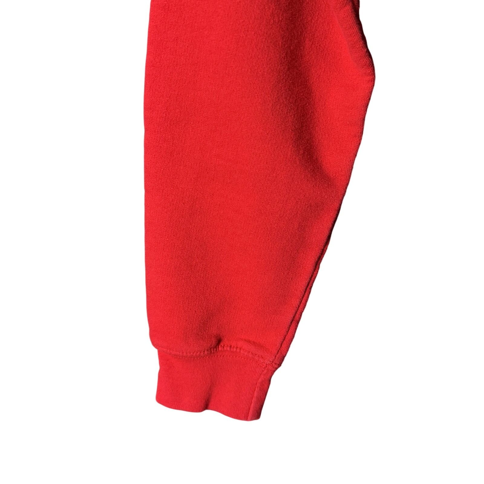 The Hundreds The Hundreds Red Cursive Spell Out Cropped Sweatshirt Small Size S / US 4 / IT 40 - 5 Thumbnail