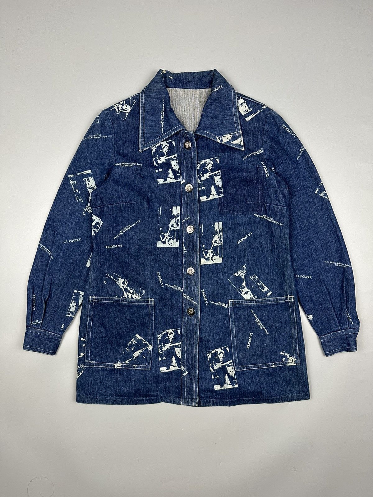 Japanese Brand 🔥Rare Sick🔥Japanese Designer La Poupee Denim Jacket Size M / US 6-8 / IT 42-44 - 1 Thumbnail