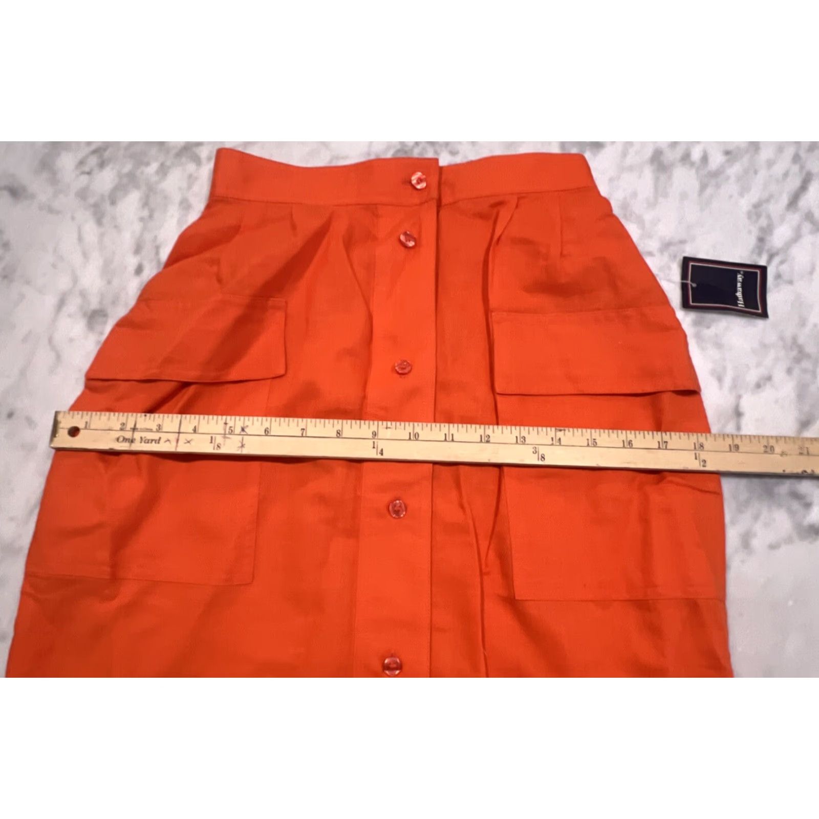 Vintage VINTAGE Hathaway Pencil Long Skirt Size 4 Front Button Up Lined Paprika P250 NWT Women Skirt Long, 90s, Fall, Spring, Summer Womens Size 27" / US 4 / IT 40 - 6 Thumbnail