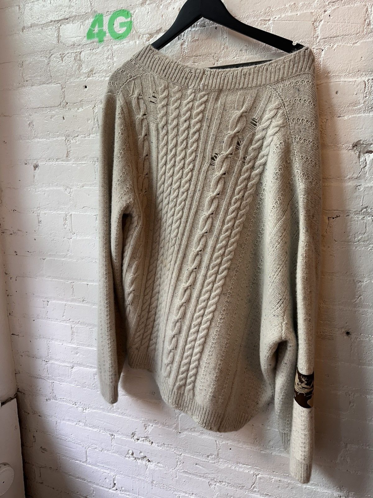 Enfants Riches Deprimes × Loro Piana ERD X LORO PIANNA CHAIN KNIT CASHMERE SWEATER JACKET Size US L / EU 52-54 / 3 - 11 Thumbnail