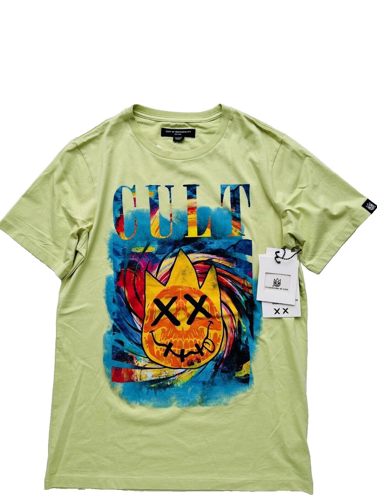 Cult Of Individuality Cult of Individuality Emoji Tee Citron Size US S / EU 44-46 / 1 - 2 Thumbnail