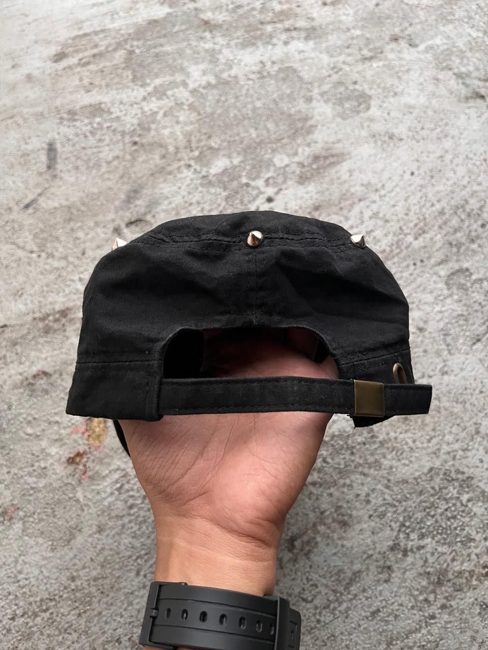 14th Addiction Gothic Studed Cap Hat Punk Size ONE SIZE - 6 Thumbnail