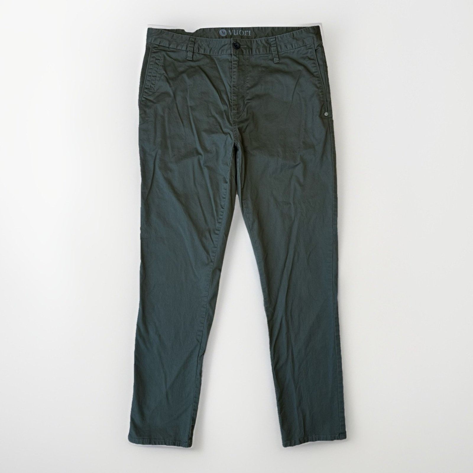 Vuori Vuori Collins Chino Pants 34 Green Cotton Minimalist Size US 34 / EU 50 - 1 Thumbnail