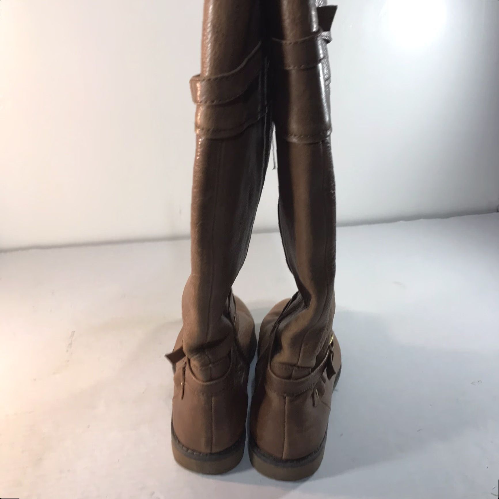 Vintage VINTAGE Montana Leather Knee High Riding Boots Women Size 7.5M Fall Winter Bohemian Equestrian Leather Size US 8 / IT 38 - 4 Thumbnail
