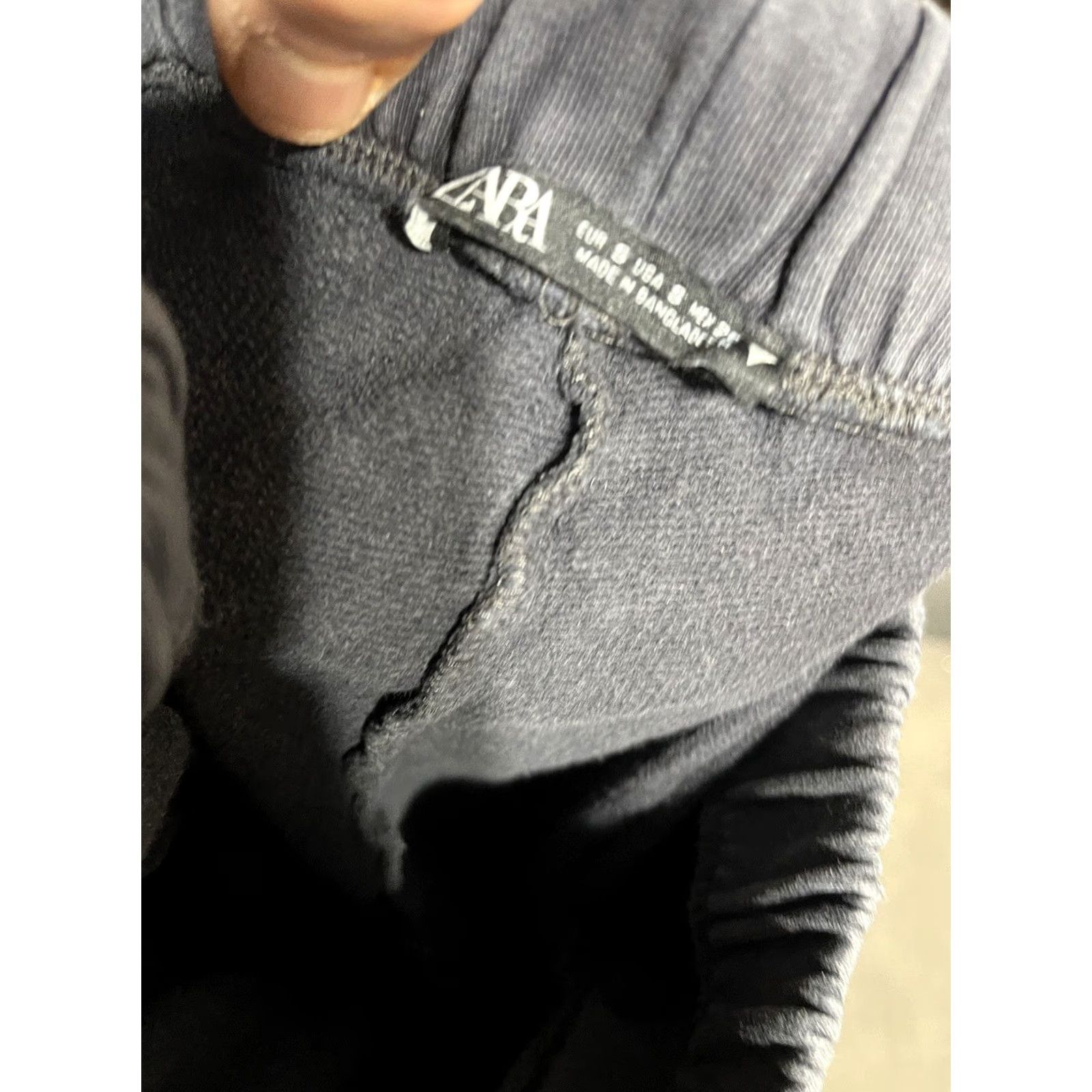 Zara Zara Sweatpants Joggers Womens Size S Elastic Stretch Wait Dark Gray Solid Sweatpants Size 28" / US 6 / IT 42 - 5 Thumbnail
