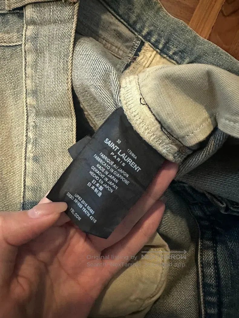 Yves Saint Laurent Saint Laurent D02 Series Jeans 30. Size US 30 / EU 46 - 2 Thumbnail