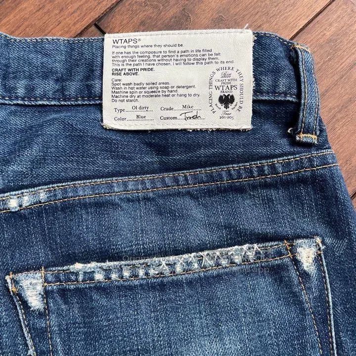 Wtaps Wtaps size M Punched Embroidered Jeans Size US 39 - 4 Thumbnail
