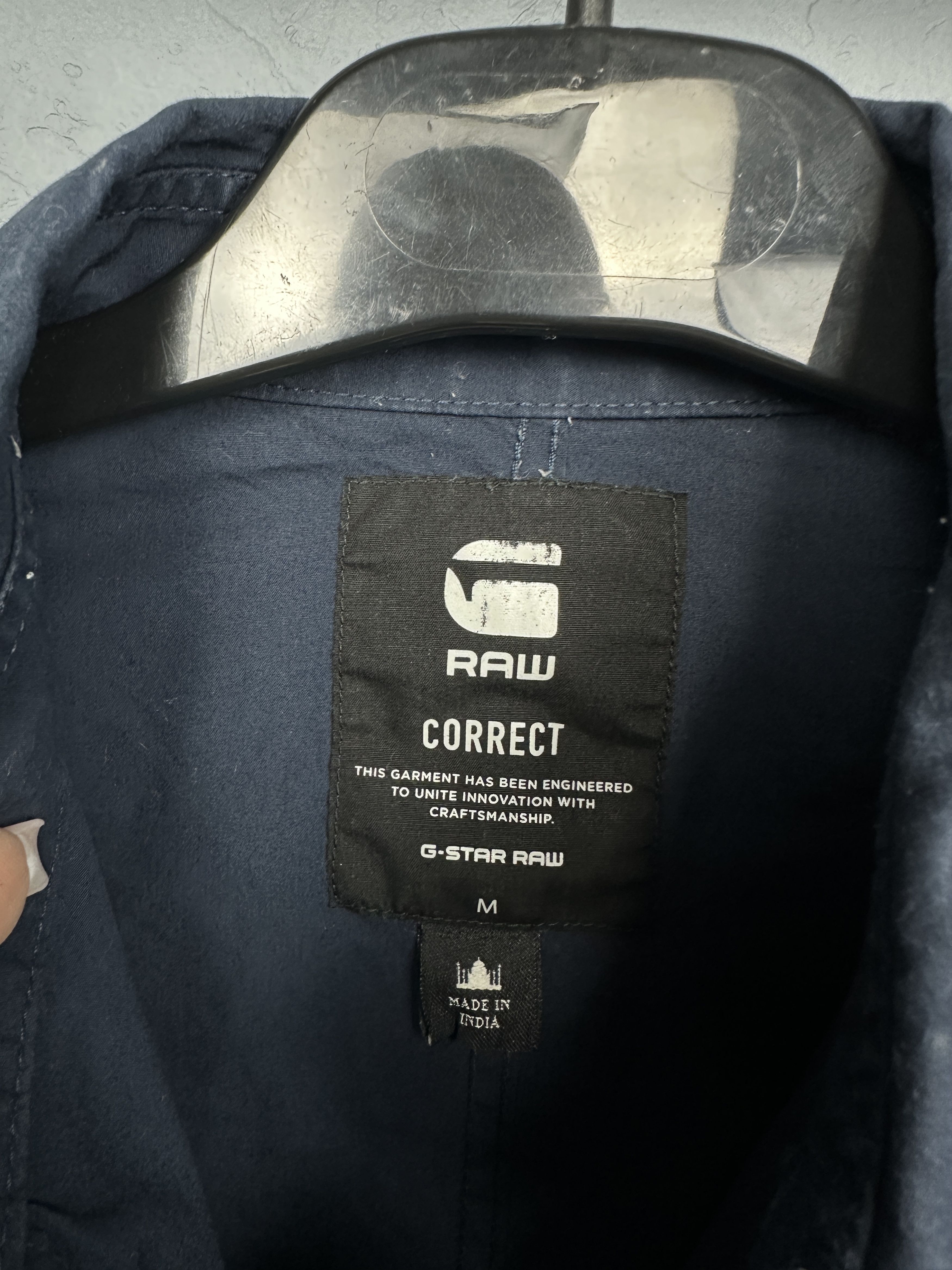 G-Star G Star Raw Mens Correct Landoh Long Sleeve Shirt Size US M / EU 48-50 / 2 - 3 Thumbnail