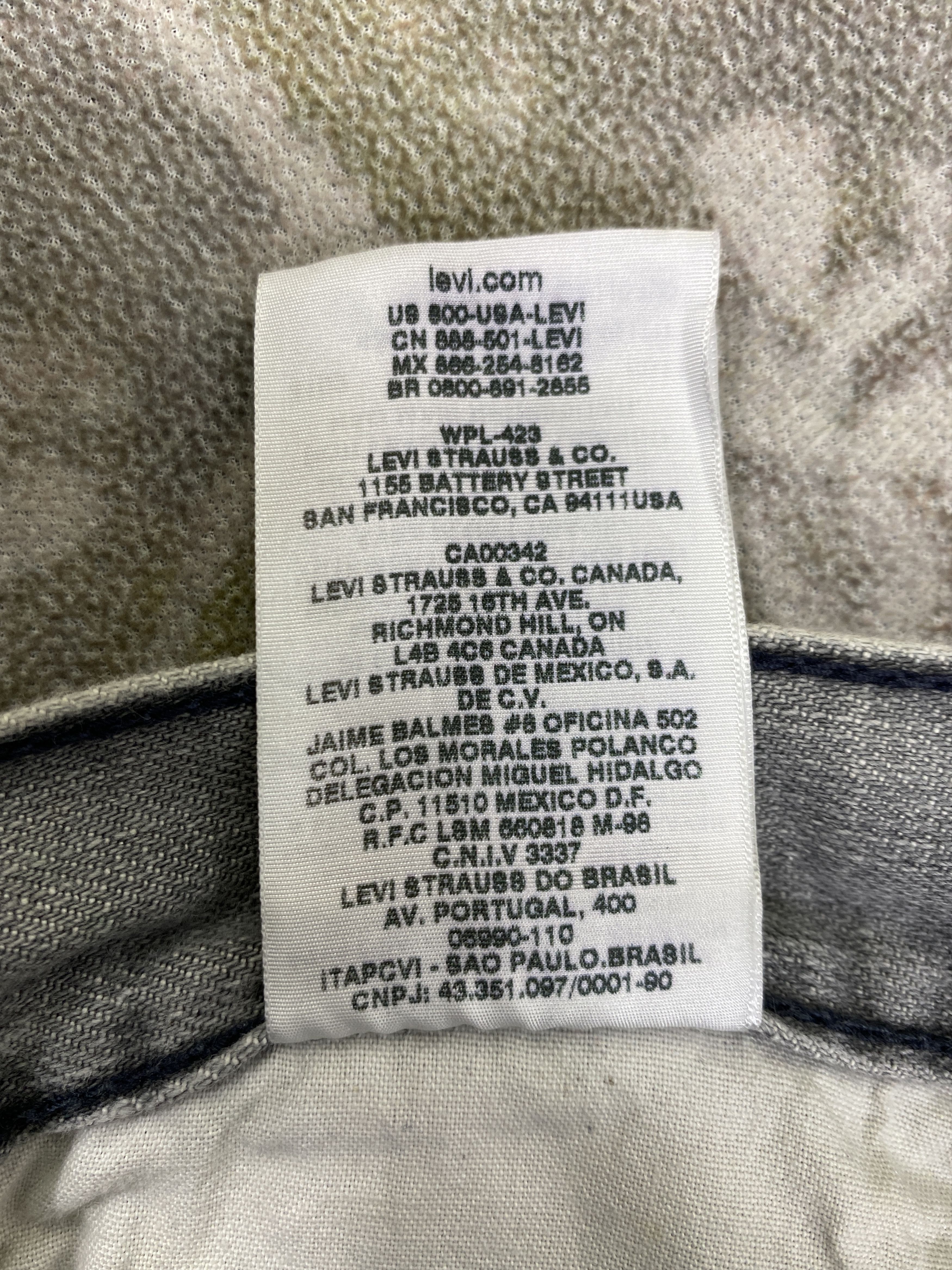 Levi's Grey Levi's 514 Jeans 29x29 Denim -JN2126 Size US 29 - 11 Thumbnail