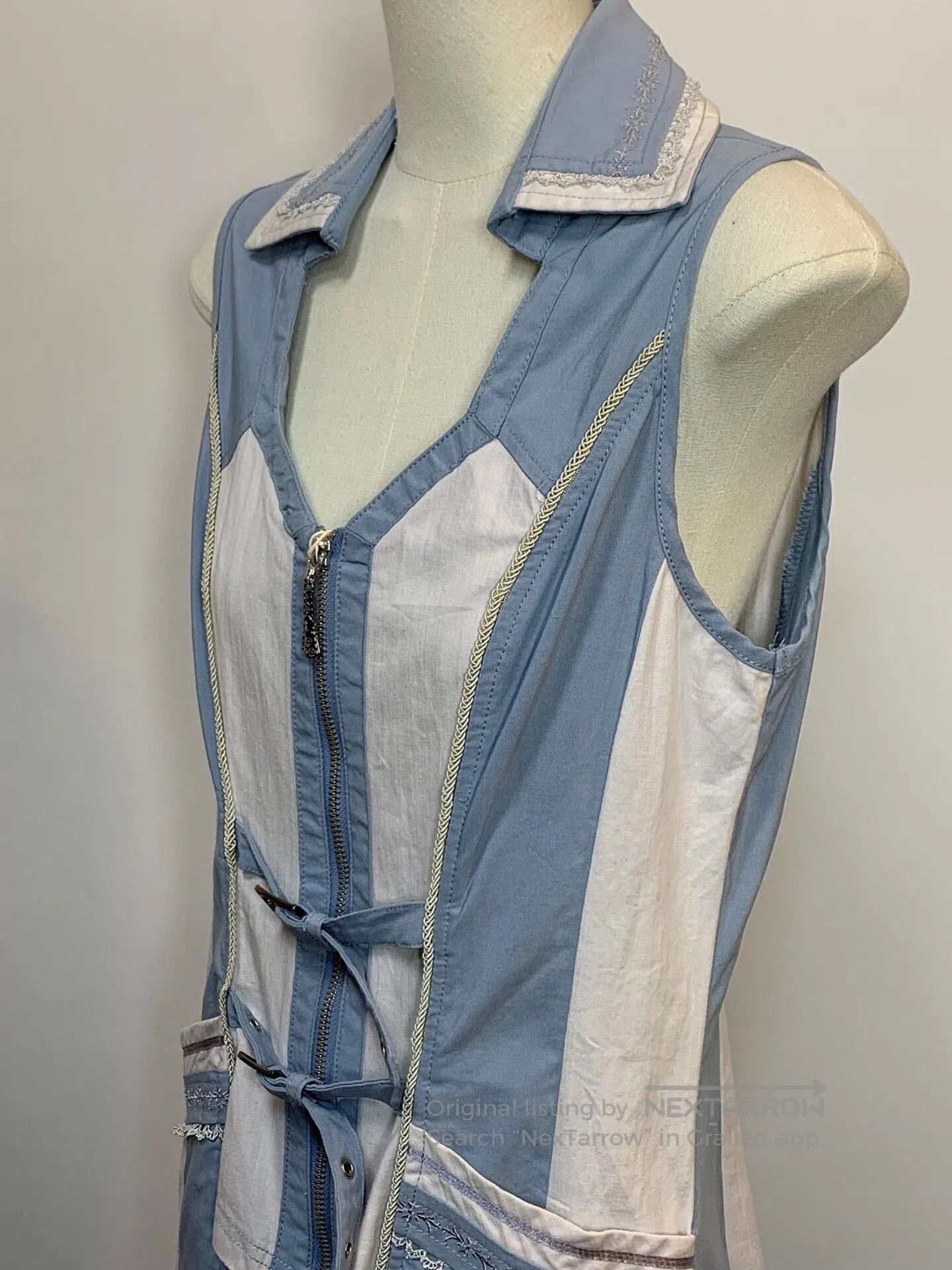 Other Chinese Style Embroidered Vest Jacket. Size M / US 6-8 / IT 42-44 - 4 Thumbnail