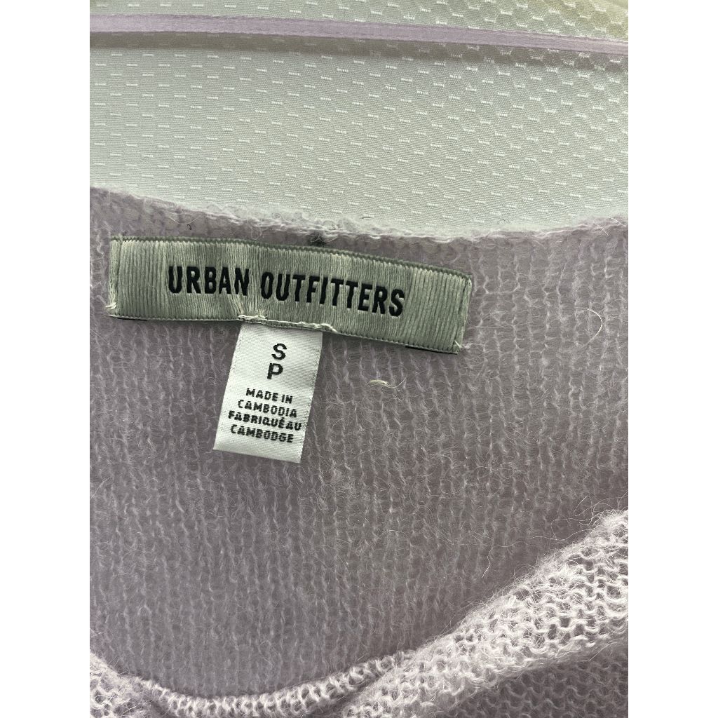 Urban Outfitters Urban Outfitters Womens Tunic Long Sleeve Asymmetrical Knit Top Purple Small Size S / US 4 / IT 40 - 6 Thumbnail