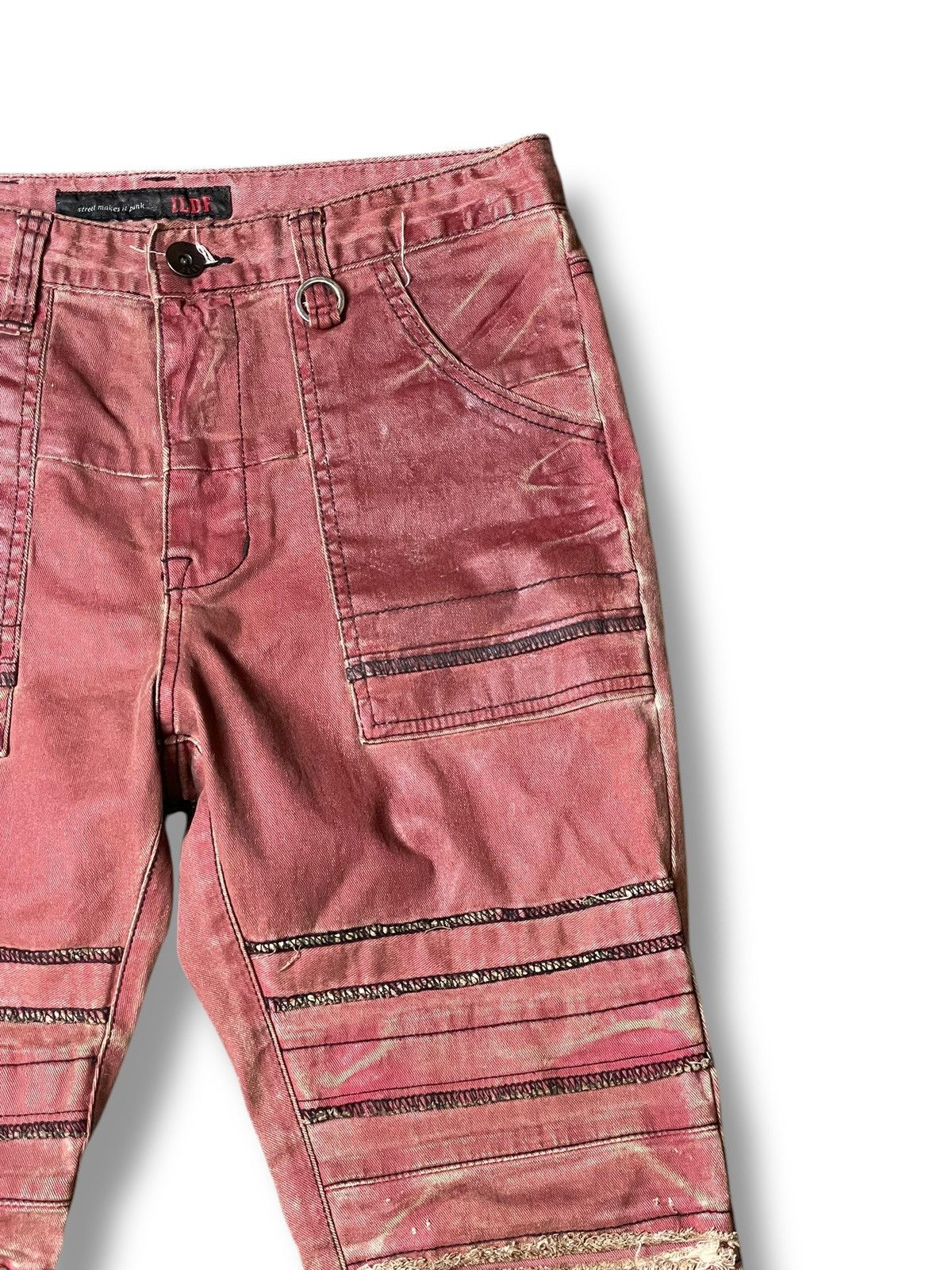 Vintage Vintage ILDF Distressed Denim Slim Jeans (92) Size US 33 - 7 Thumbnail