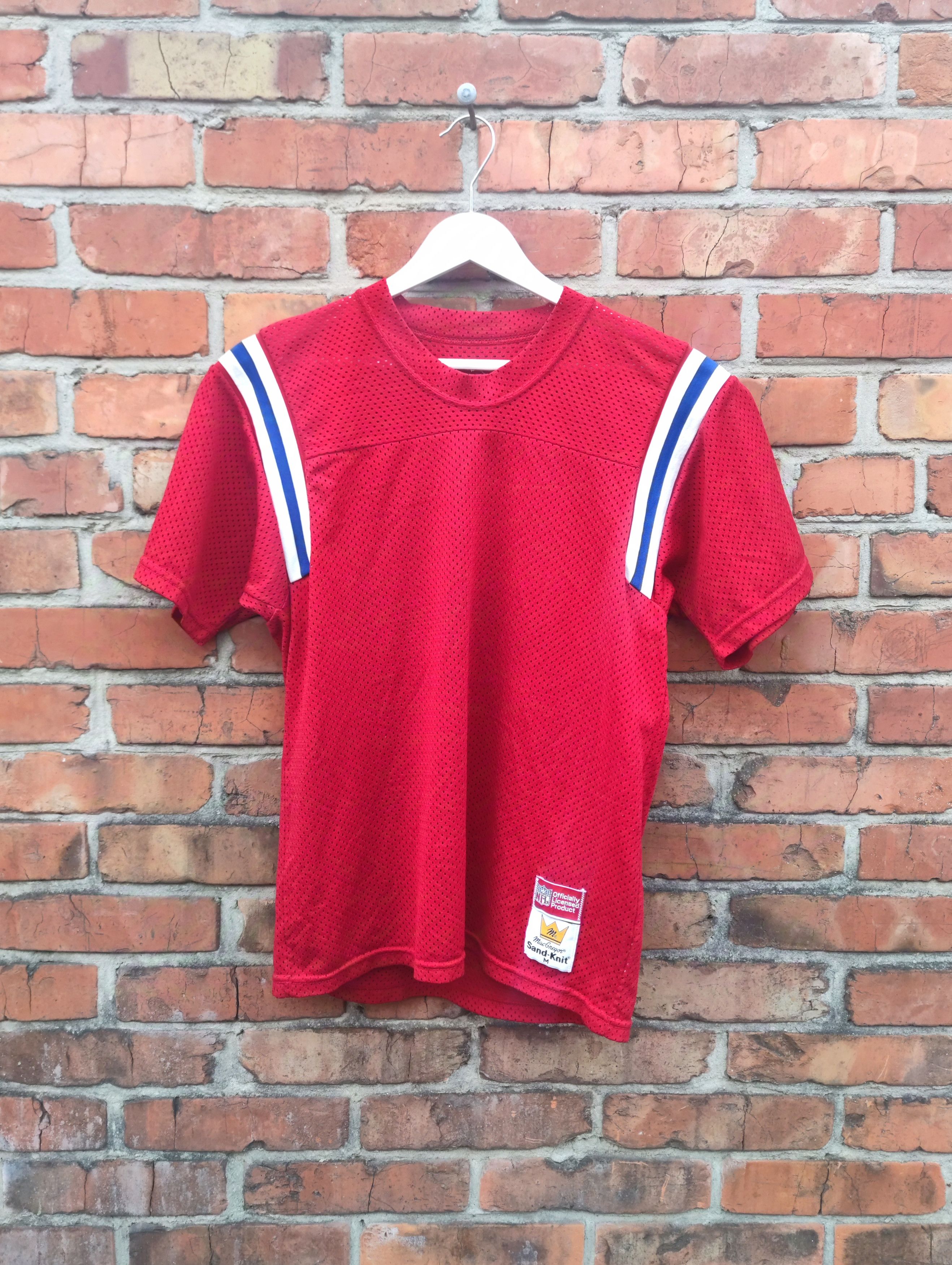 McGregor New England Patriots vintage NFL Football Jersey Sandknit Size US M / EU 48-50 / 2 - 1 Thumbnail