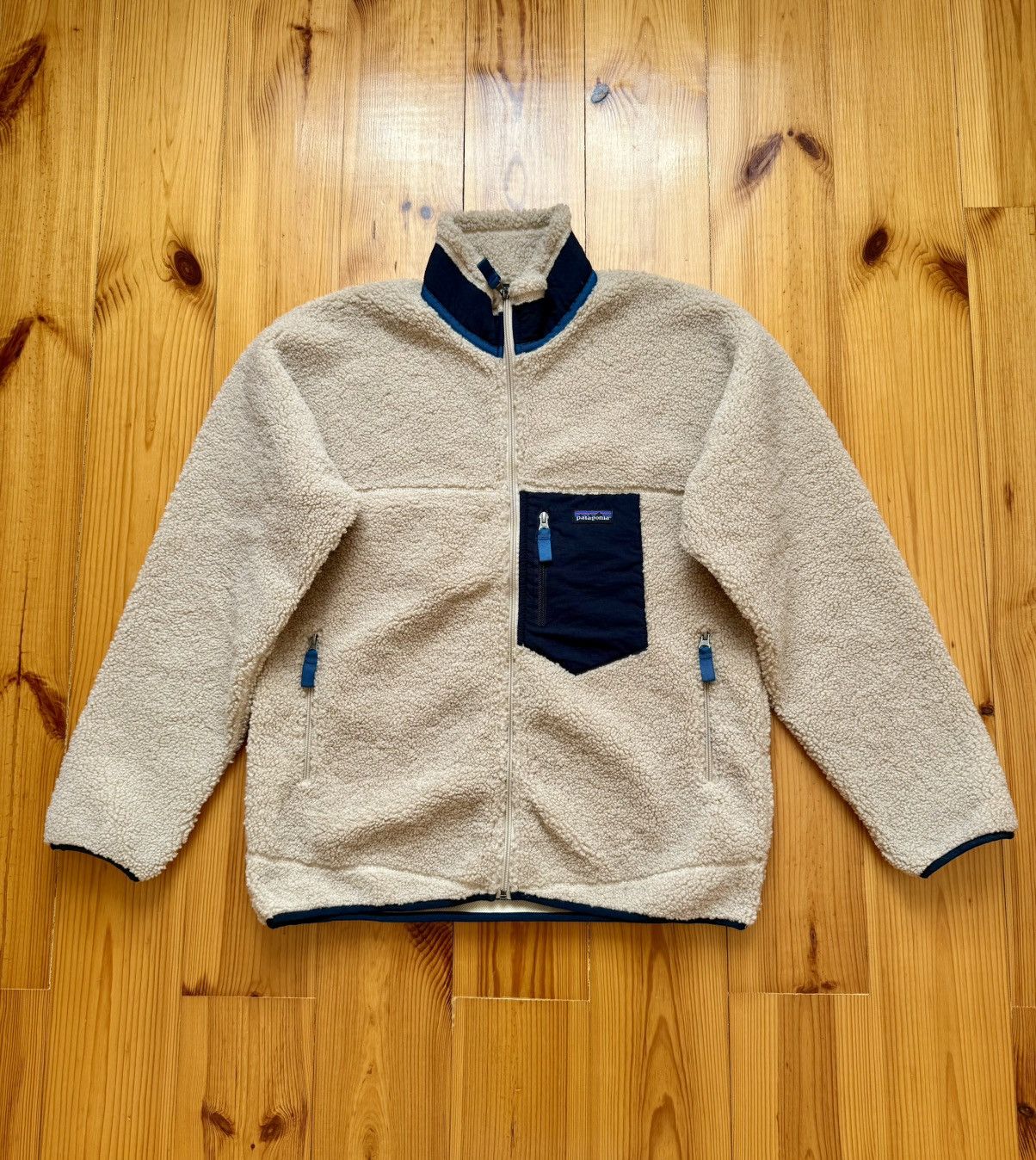 Patagonia Patagonia Fleece Full Zip Up Men’s Beige Gorpcore Jacket Size US L / EU 52-54 / 3 - 1 Thumbnail