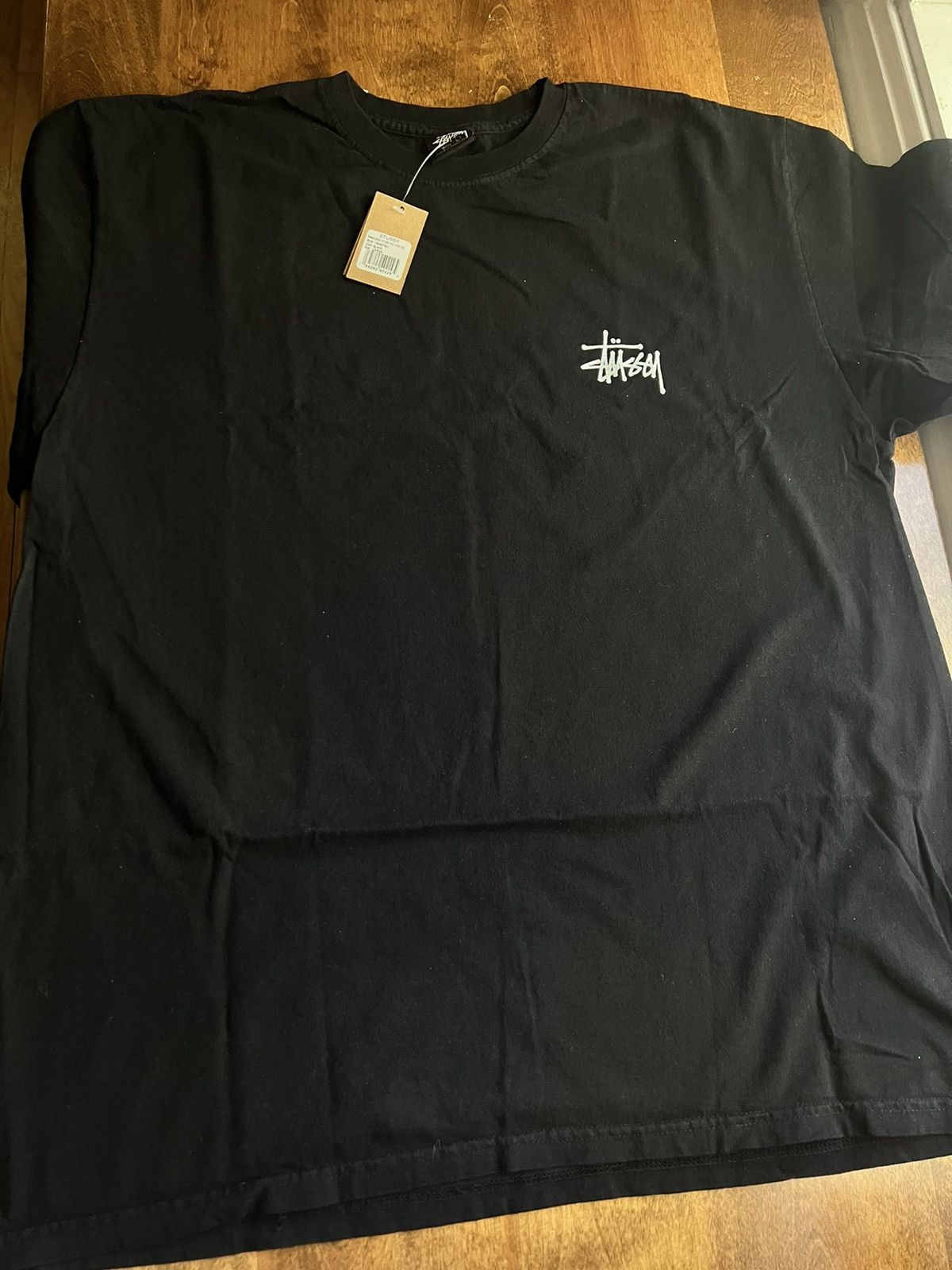 Stussy × Vintage Stussy Black Basic Logo T-Shirt Size US L / EU 52-54 / 3 - 2 Thumbnail
