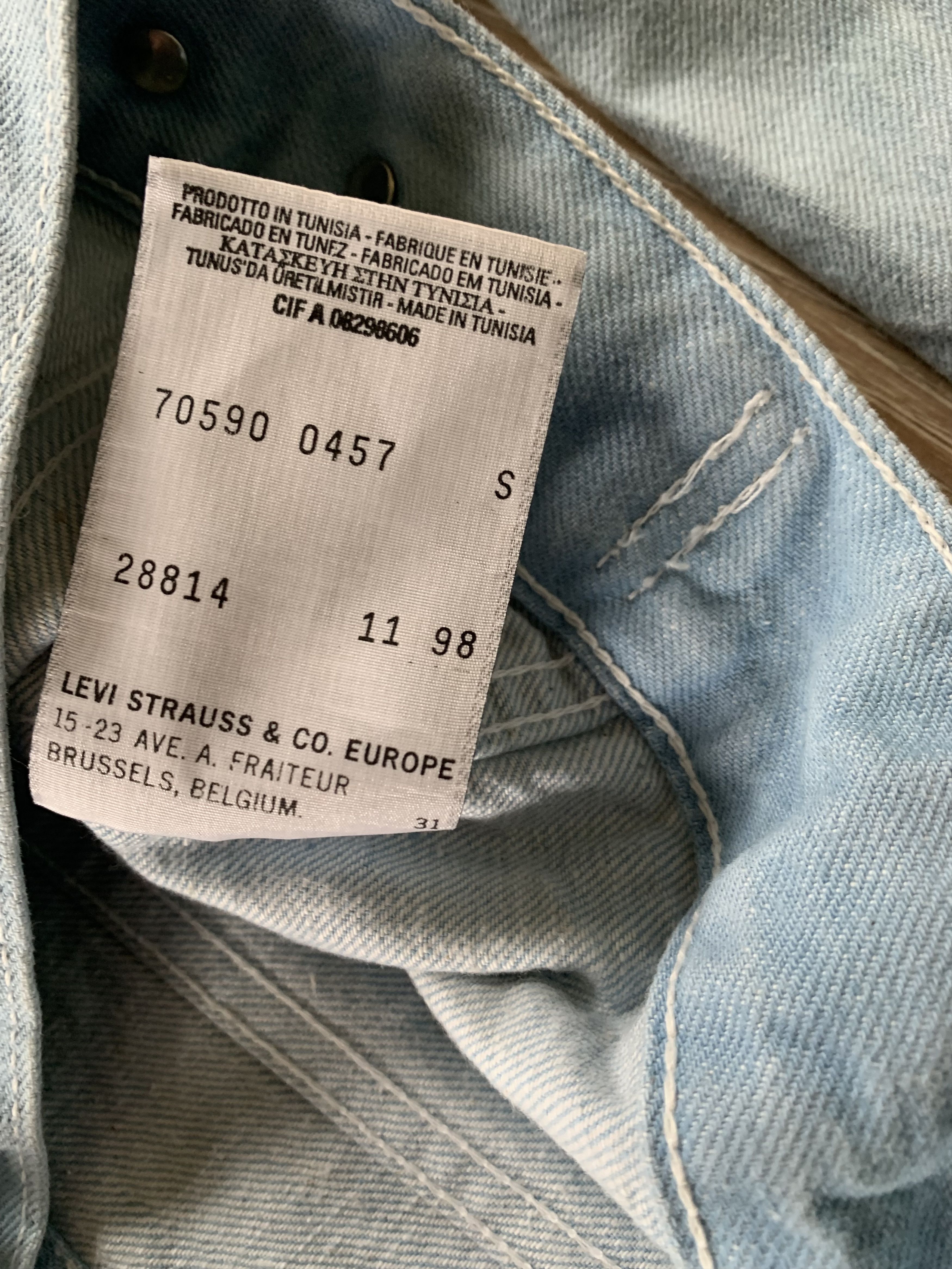 Levi's × Levi's Vintage Clothing Levi’s Women’s Vintage Light Blue Jacket 1998 Size S / US 4 / IT 40 - 7 Thumbnail