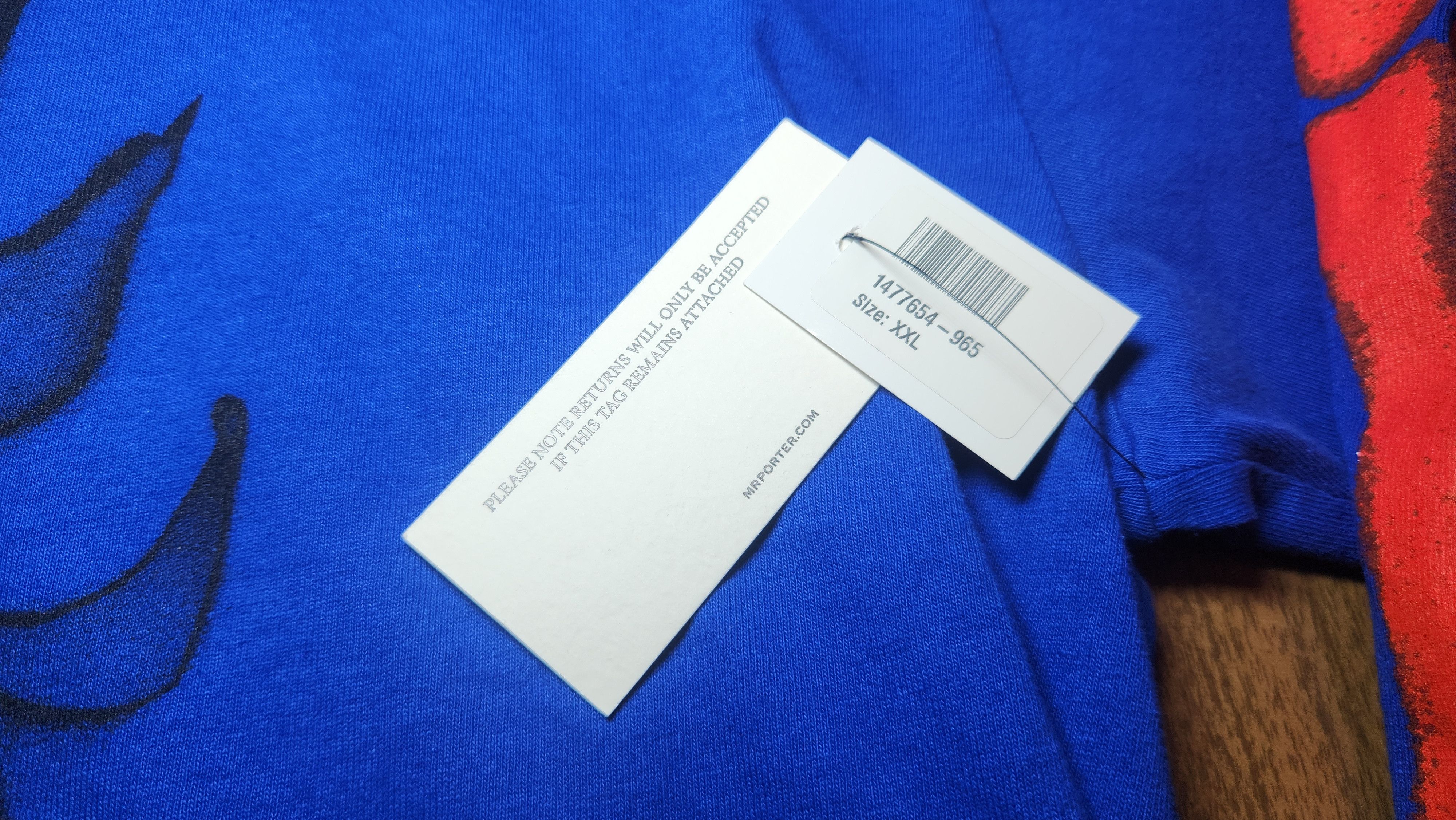 Come Tees COME TEES - Amulet Jersey T-Shirt - Blue XXL BNWT Size US XXL / EU 58 / 5 - 3 Thumbnail