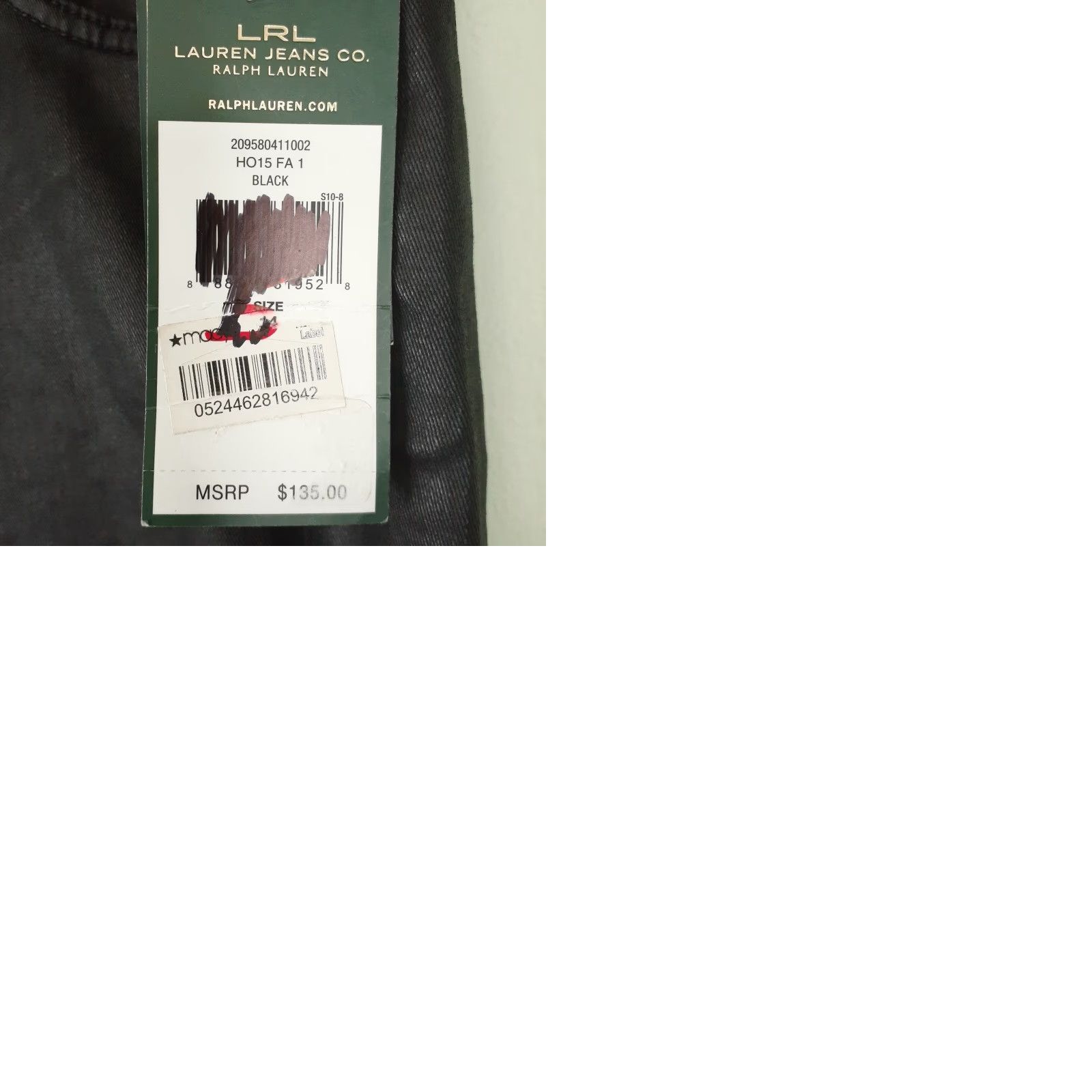 Ralph Lauren Lauren Ralph Lauren Black Label Shiny Lightweight Denim Pants Womens 34x30 Slim Tapered Inseam 30 Black Size 24" / US 00 / IT 34 - 9 Thumbnail