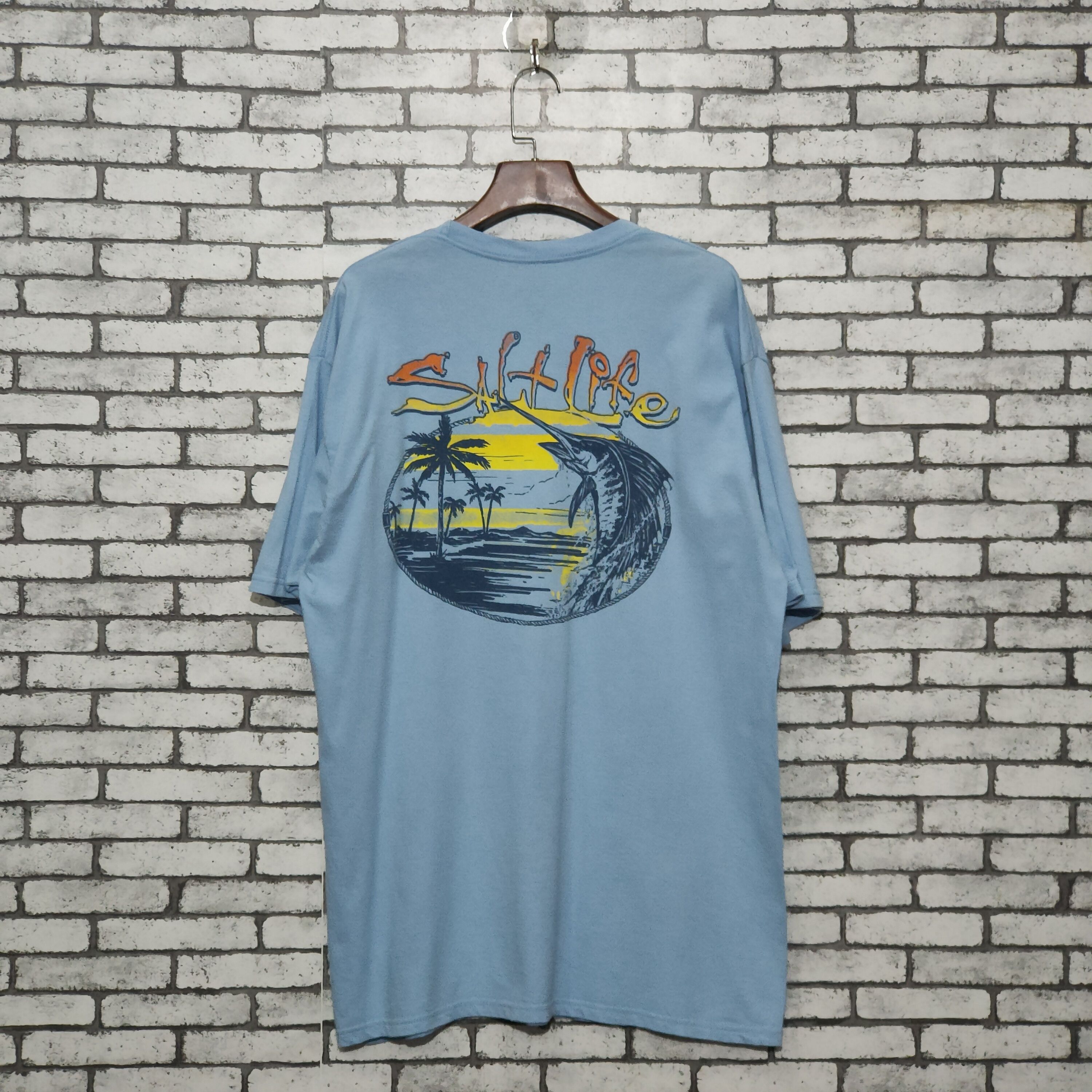 Vintage 🔥Salt Life Short Sleeve T-Shirts Size US L / EU 52-54 / 3 - 5 Thumbnail