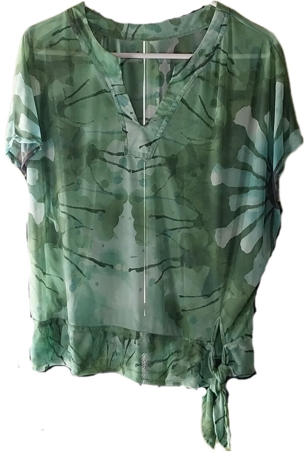 Other Sheer Beach Cover Up Women One Size Tropical Pullover No Tag Size ONE SIZE - 1 Thumbnail