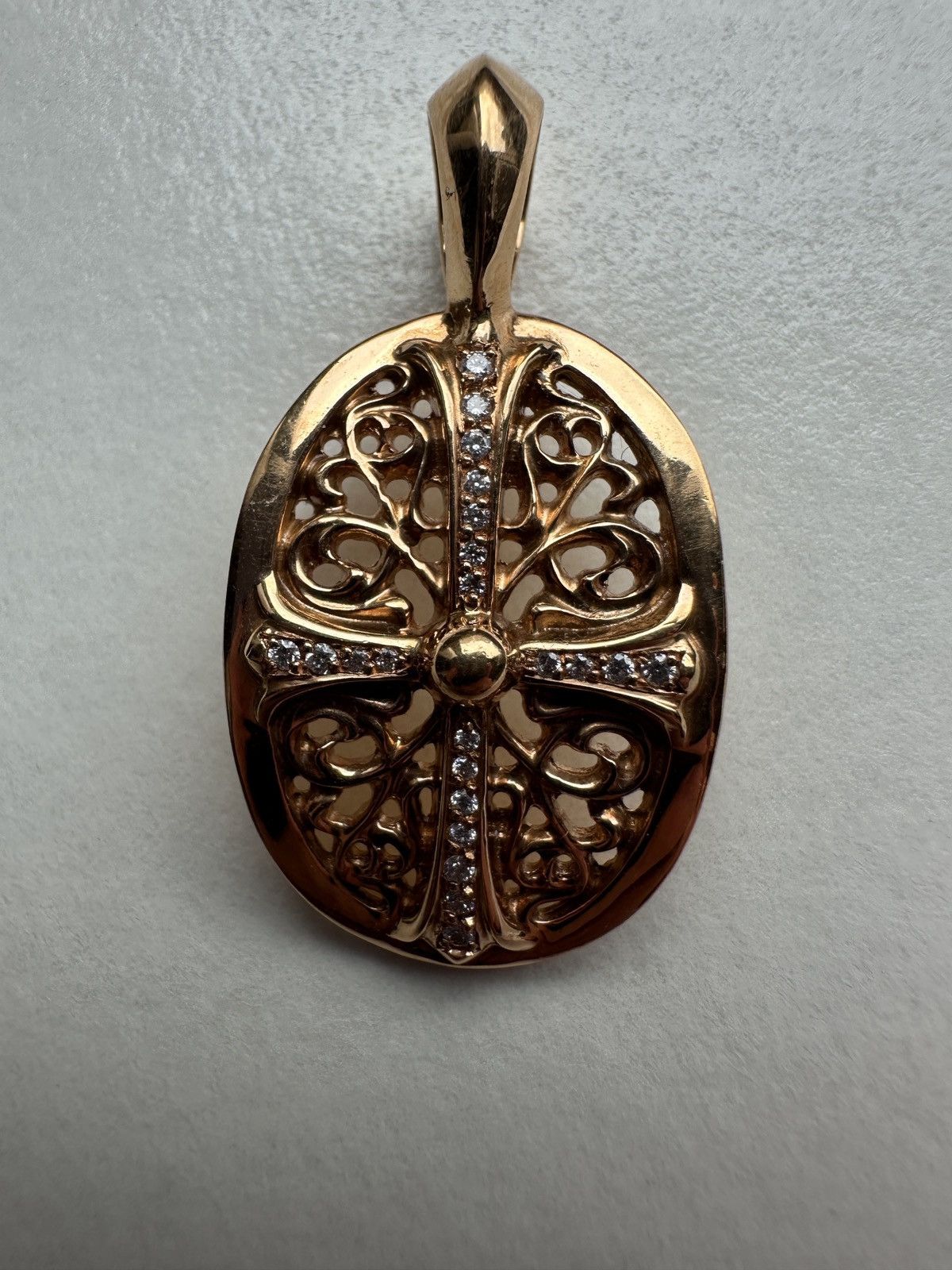 Chrome Hearts Chrome hearts 22k mini oval pendant Size ONE SIZE - 3 Thumbnail