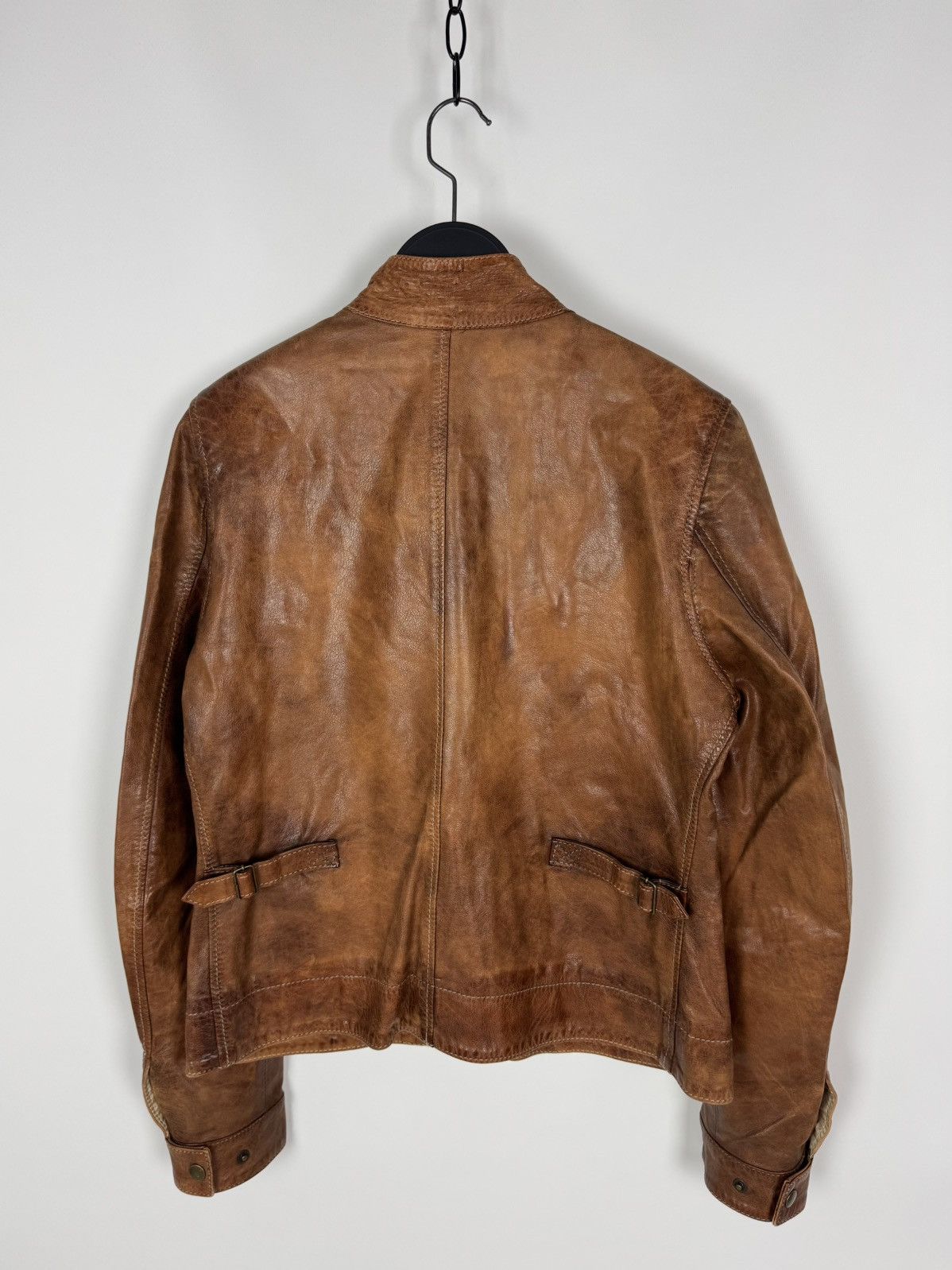 Belstaff Belstaff Brad Leather Brown Motorcycling Women’s Jacket Size XL / US 12-14 / IT 48-50 - 11 Thumbnail