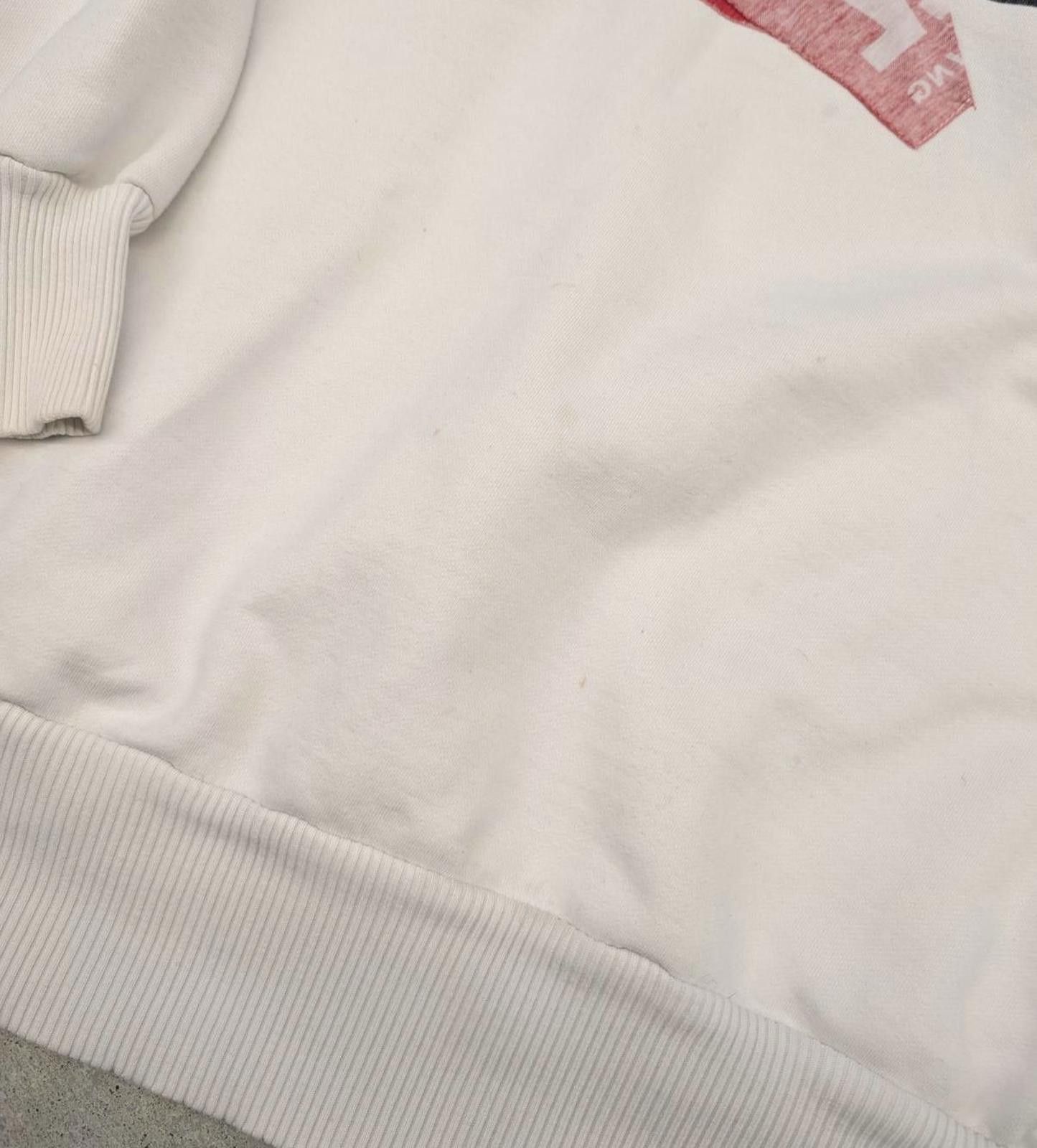 Diesel Y2K Diesel Peeling Box Logo White Hoodie Size US XL / EU 56 / 4 - 6 Thumbnail