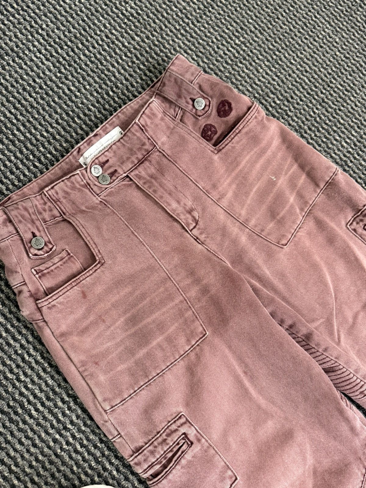 SYNICAL Synical x Wisdumb Cargo Denim 30x26 Size US 30 / EU 46 - 2 Thumbnail