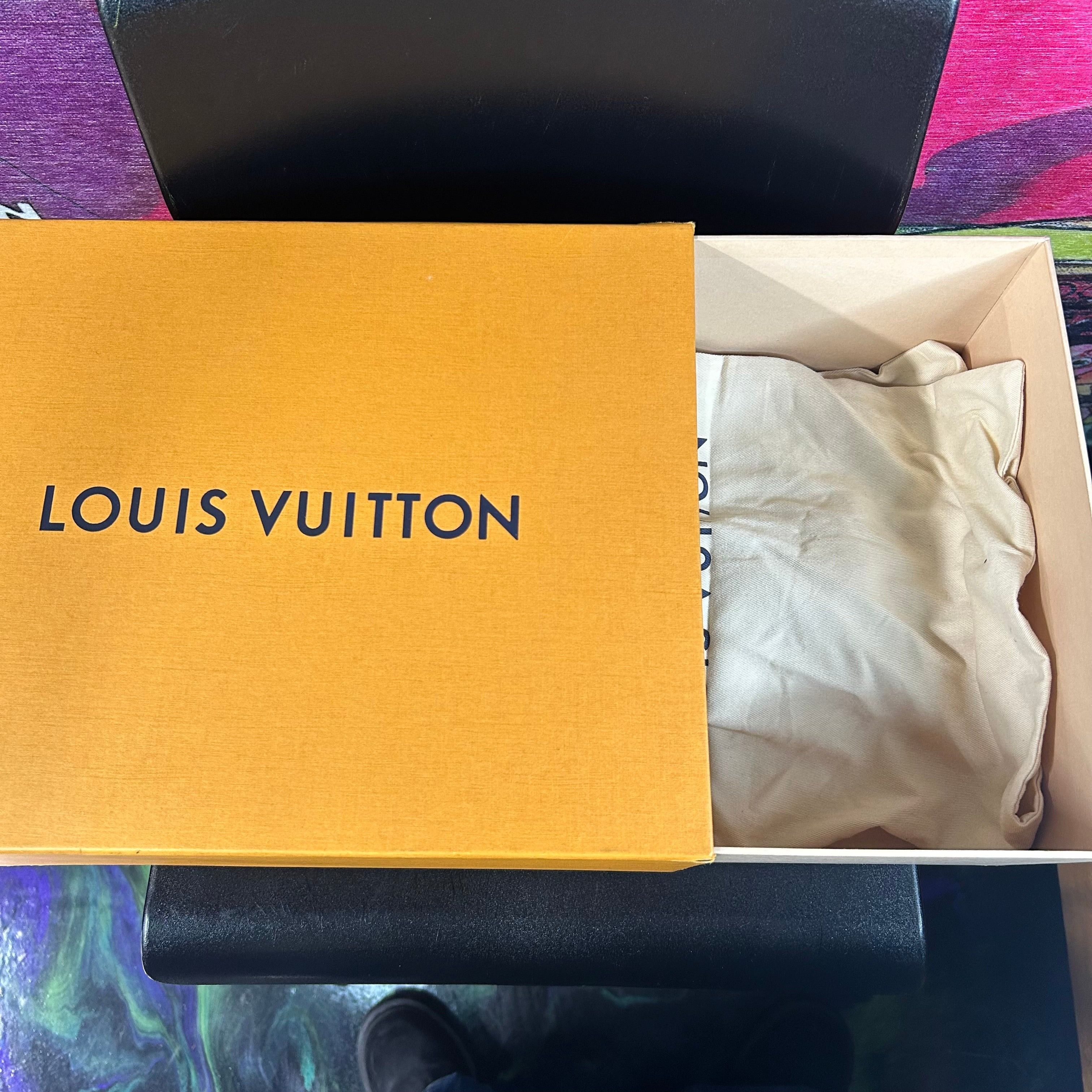 Louis Vuitton Louis Vuitton LV Trainer White Mocha Size 12-13 Size US 12.5 / EU 45-46 - 9 Thumbnail