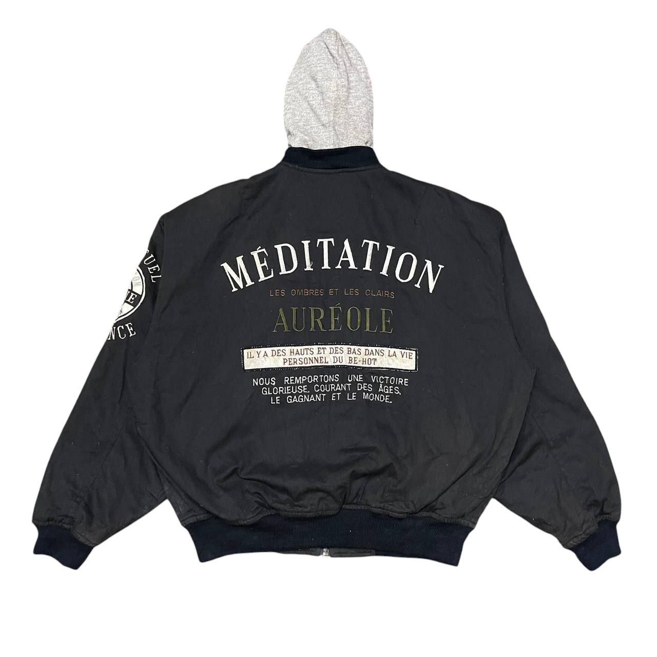 Japanese Brand Vintage Be-Hot Meditation Aureole Bomber Jacket Size US L / EU 52-54 / 3 - 1 Thumbnail