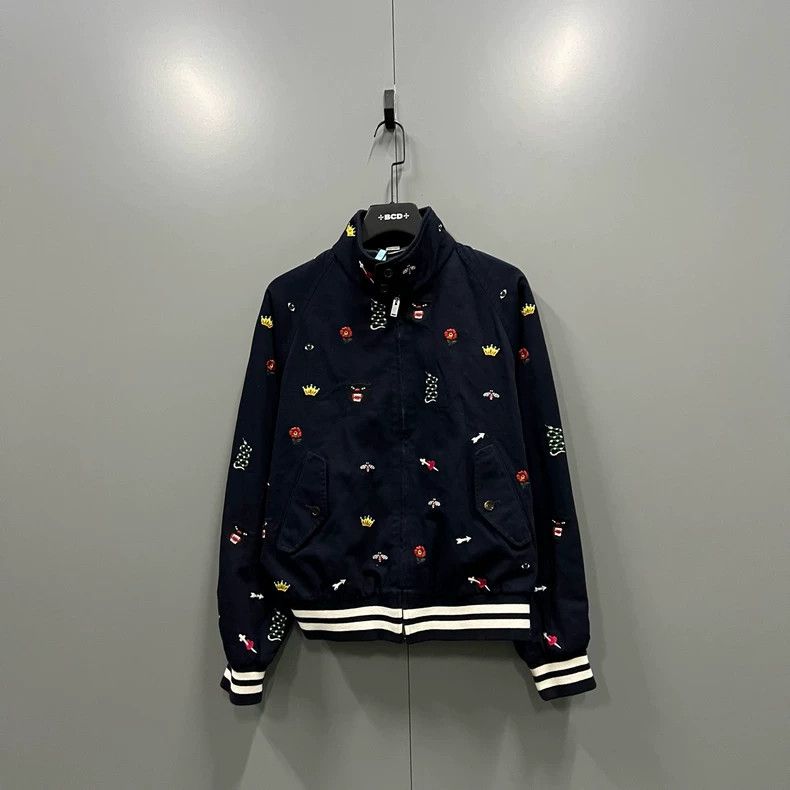 Gucci Gucci Floral crown embroidered zipper jacket Size US S / EU 44-46 / 1 - 1 Thumbnail