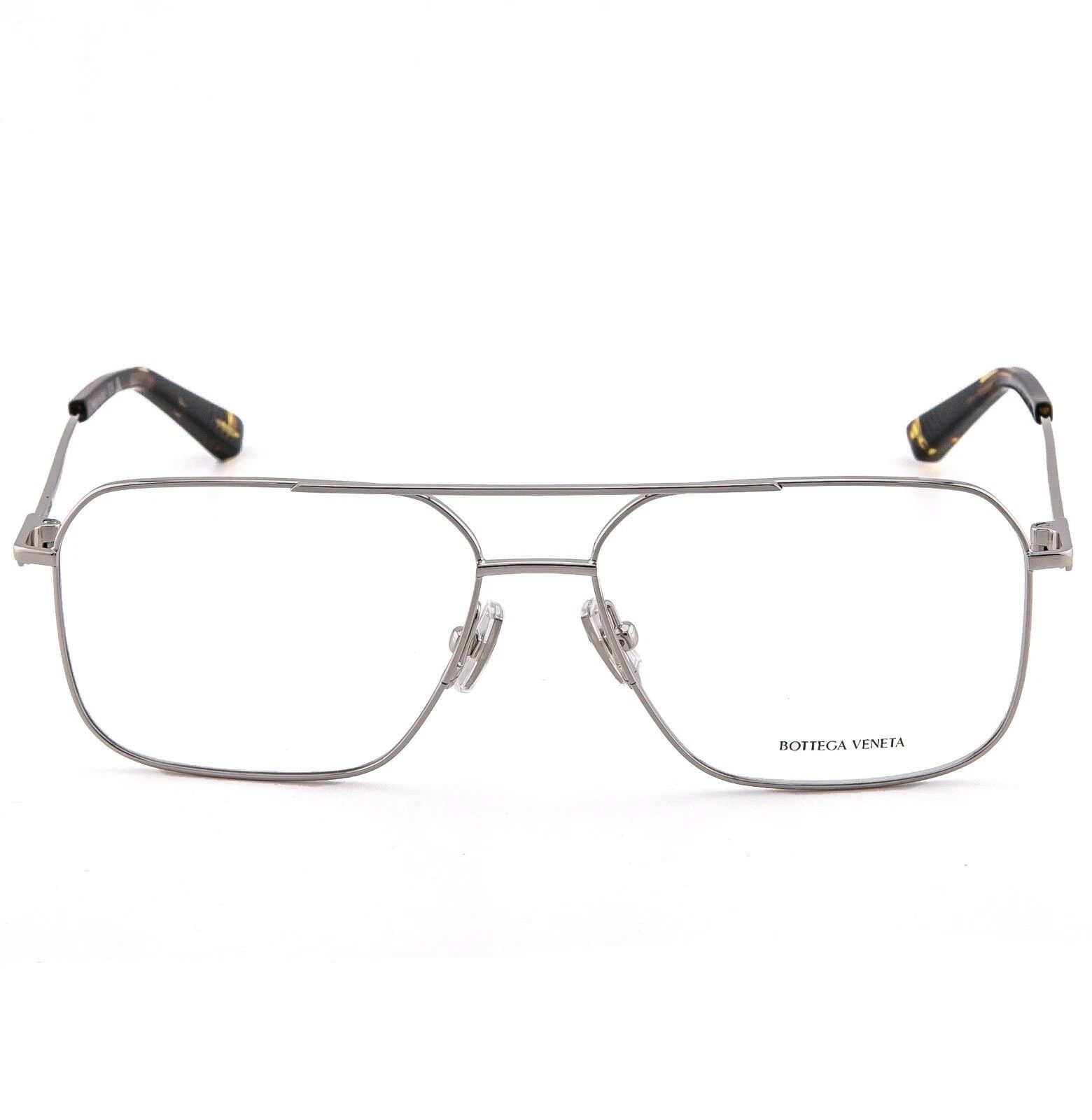 Bottega Veneta BOTTEGA VENETA 1384 CLASSIC BV1384O Silver Optical Pilot 002 Size ONE SIZE - 5 Thumbnail