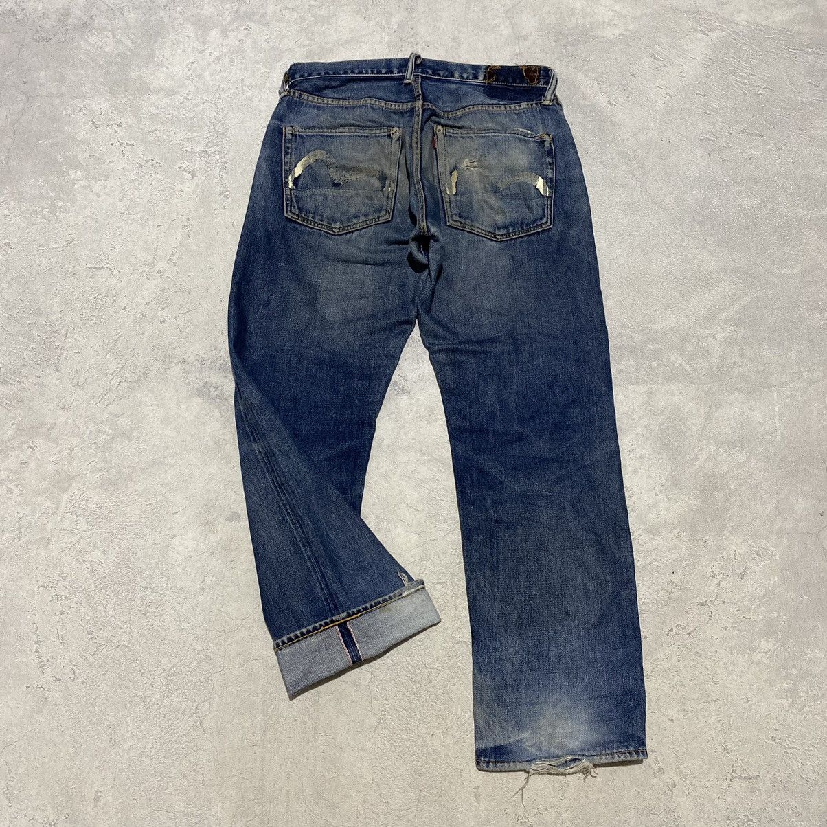 Jeans White Evisu | Grailed