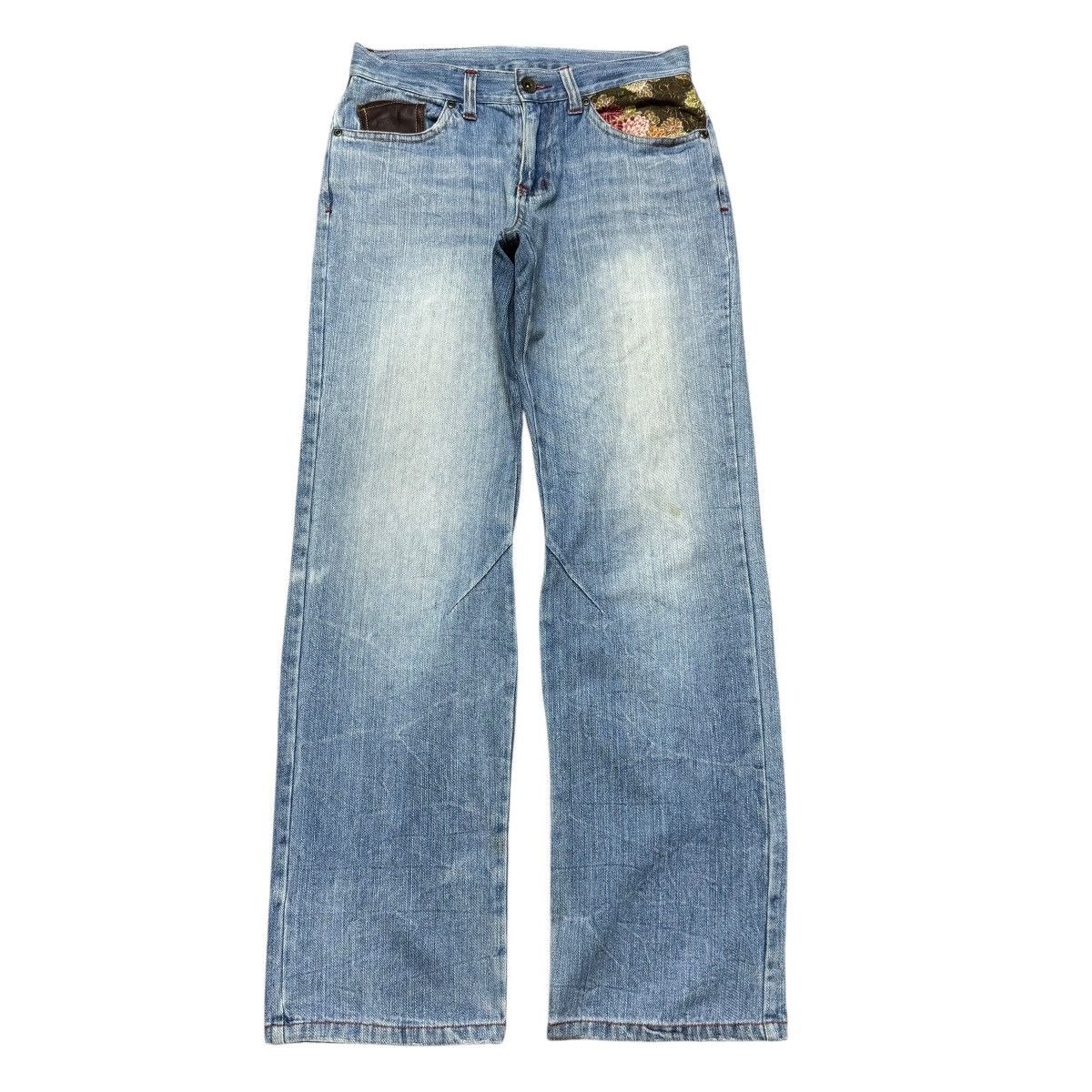 Karakuri Tamashii GUMU Denim Sakura Japan Jeans Size US 31 - 2 Thumbnail