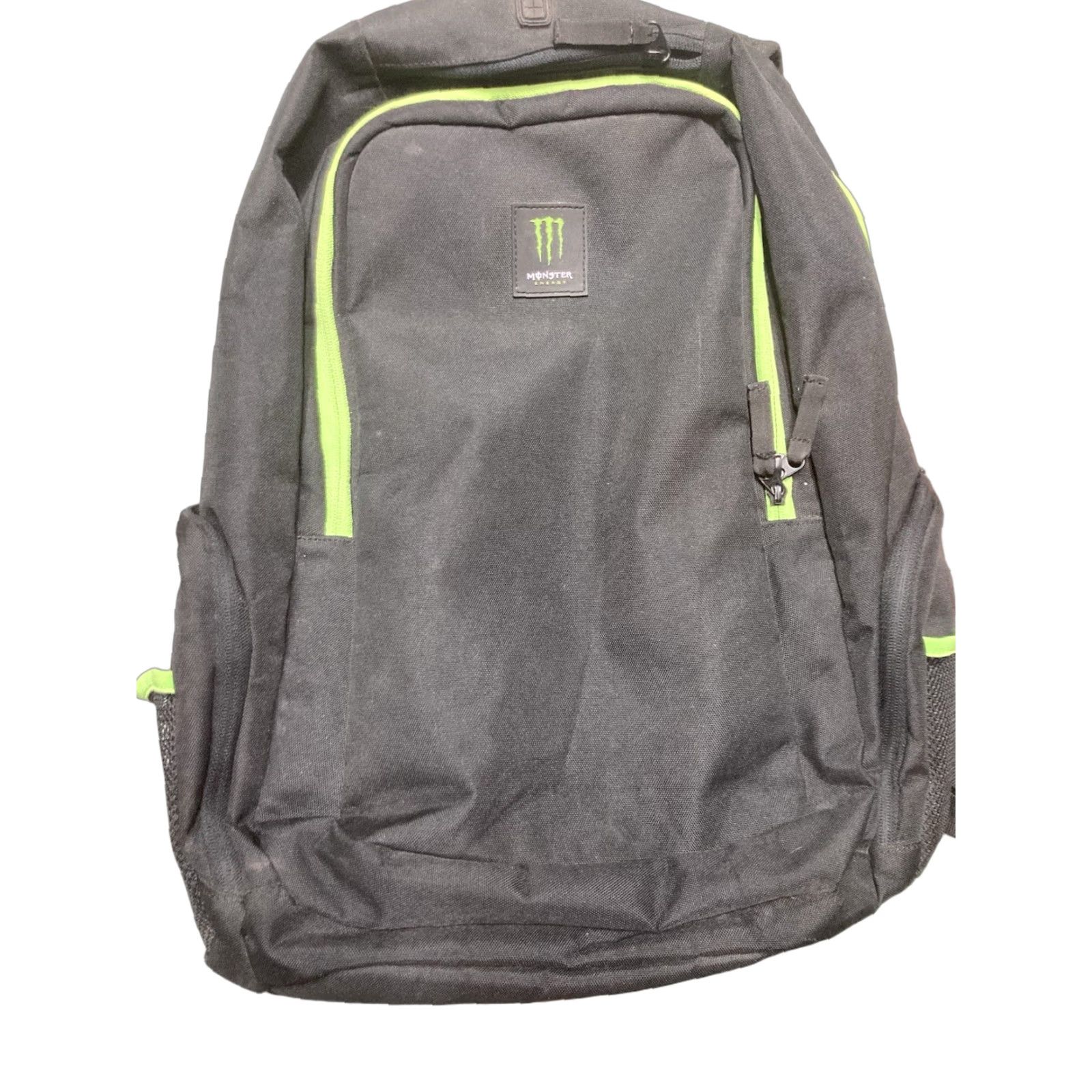 Logo 7 Monster energy Backpack Black Green Logo College School Men Backpack Size ONE SIZE - 1 Thumbnail