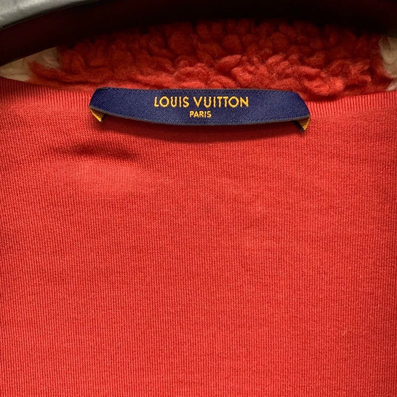 Louis Vuitton Louis Vuitton White and red checkerboard teddy jacket 2503- Size US XL / EU 56 / 4 - 2 Thumbnail