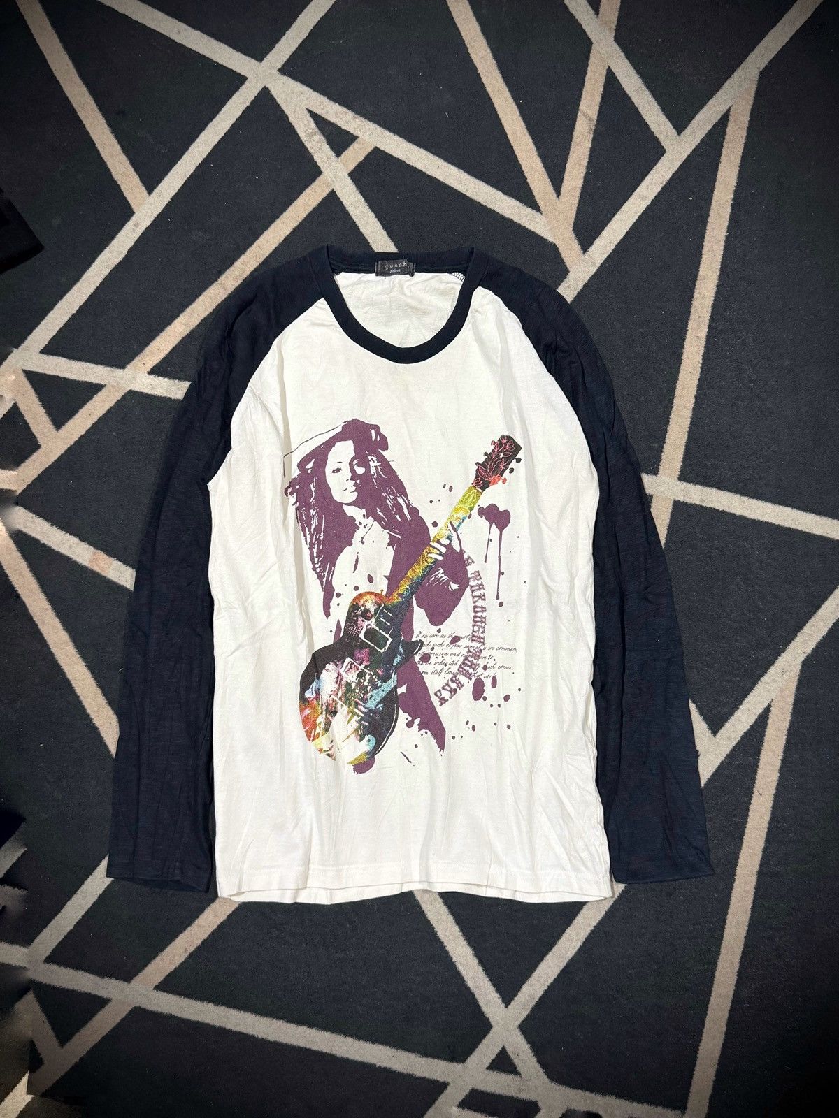Hysteric Glamour Quash Japanese Poem Guitar Girl Long Sleeve Size US M / EU 48-50 / 2 - 1 Thumbnail