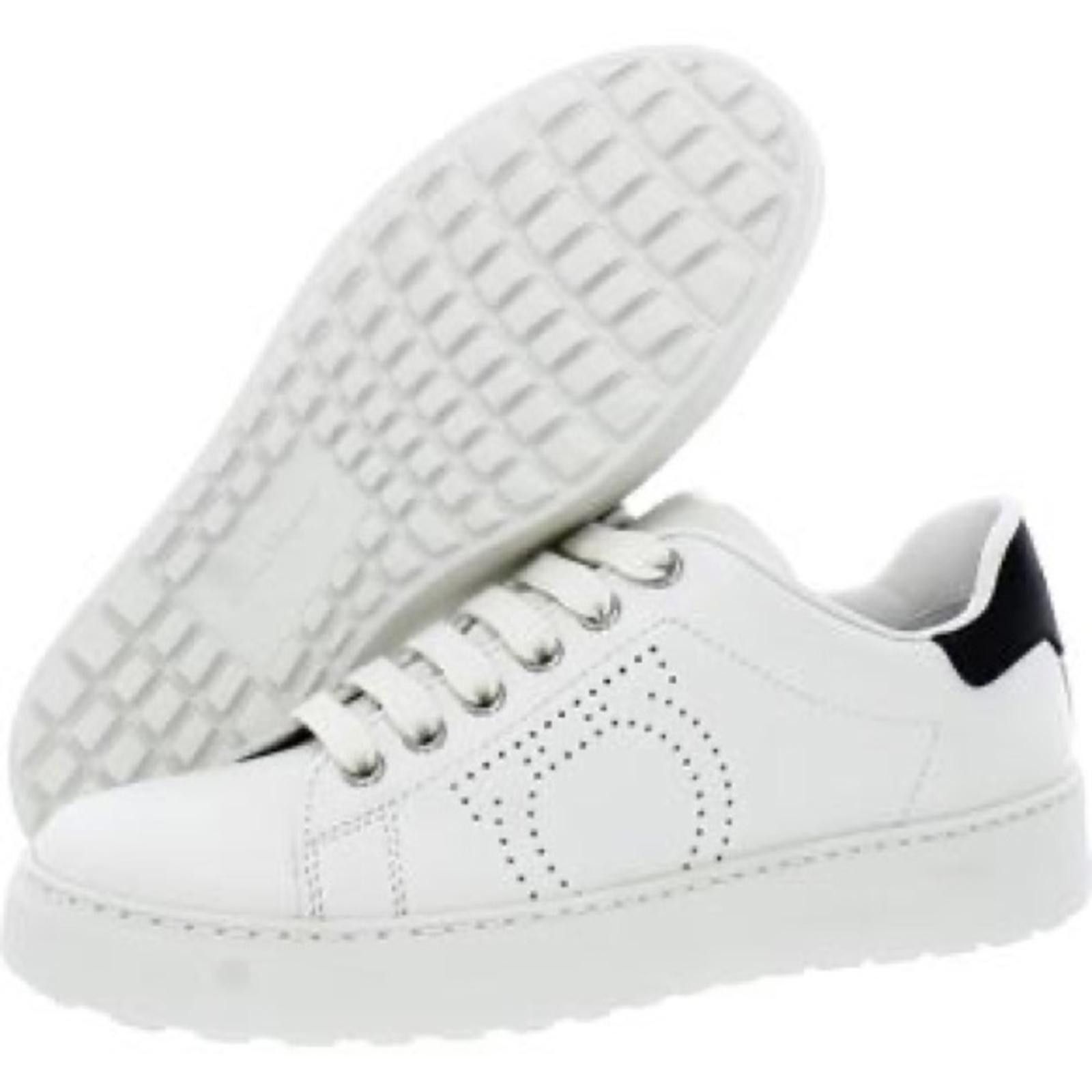 Salvatore Ferragamo Ferragamo Pierre Low Top, Calf Leather, New, Size Eu 41 Shoes in White, Men's