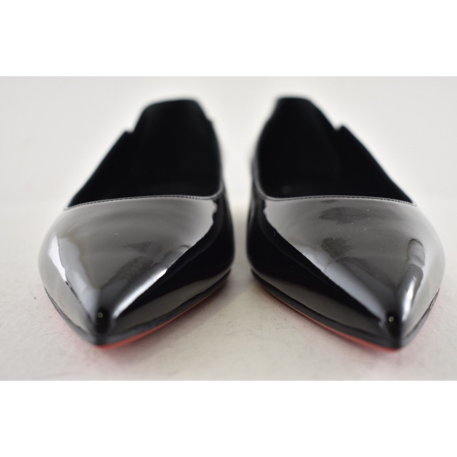 Christian Louboutin Christian Louboutin Hot Chickita Flat Black Patent Leather Size US 11 / IT 41 - 7 Thumbnail