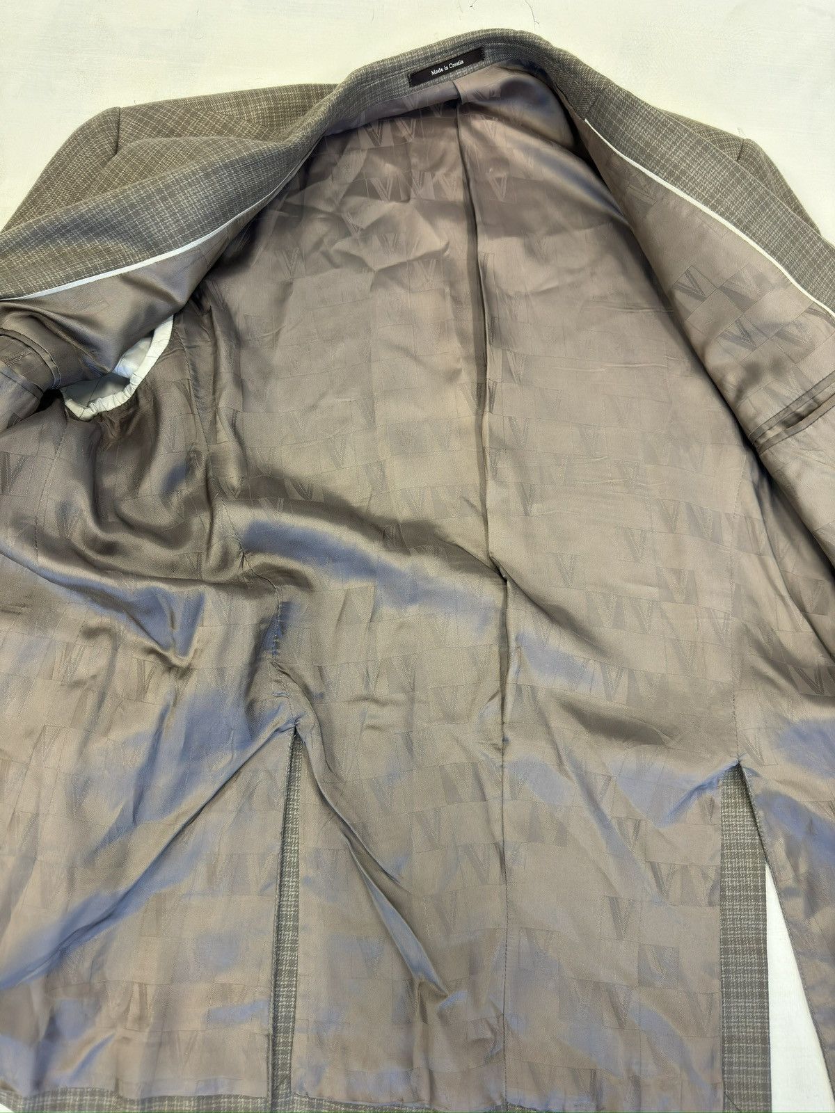 Versace Versace Collection Vintage Check Bamboo Blazer 40R Size 40R - 9 Thumbnail