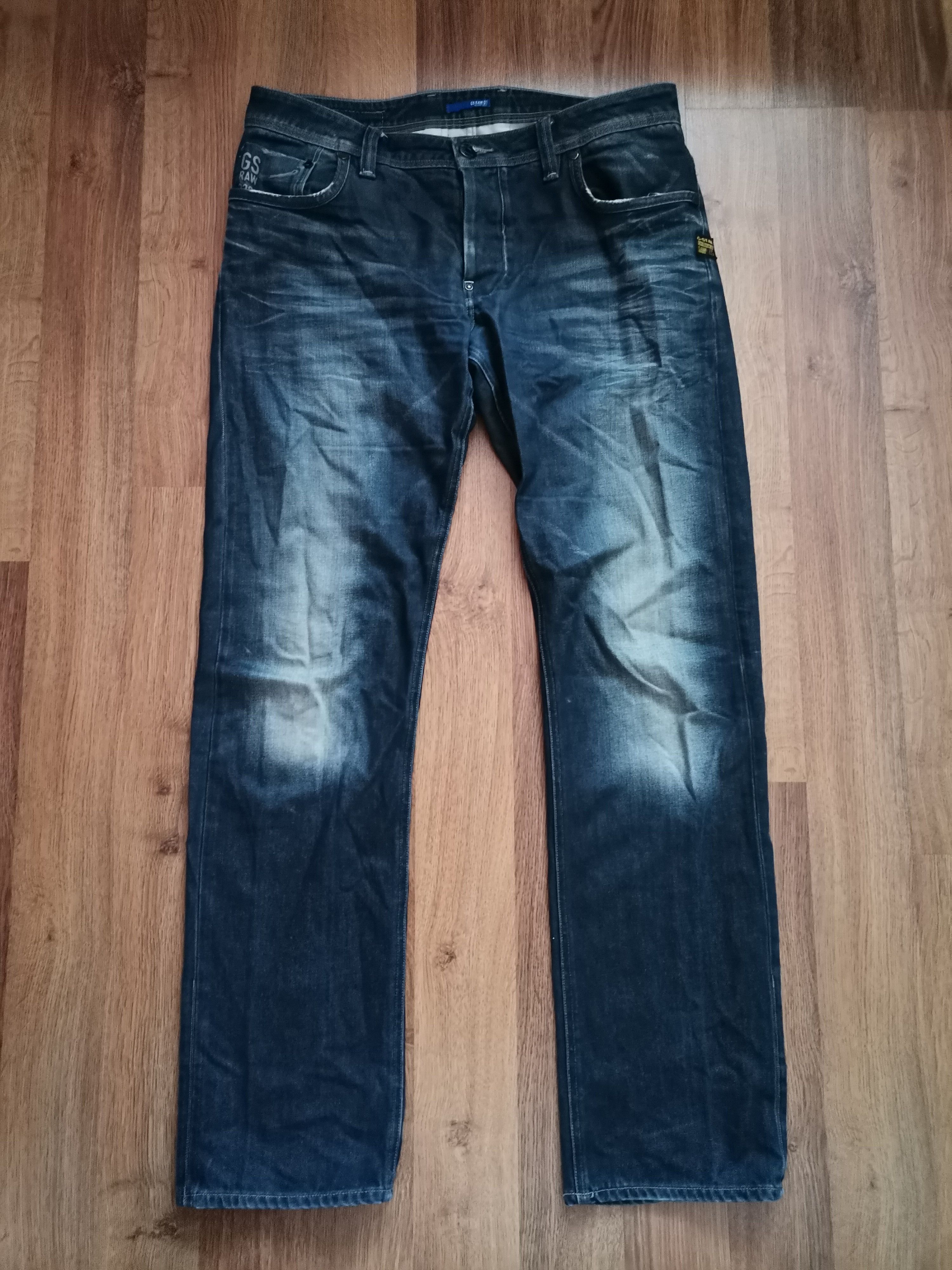 G-Star × Vintage Vintage G-Star Raw Distressed Jeans Size US 34 / EU 50 - 1 Thumbnail