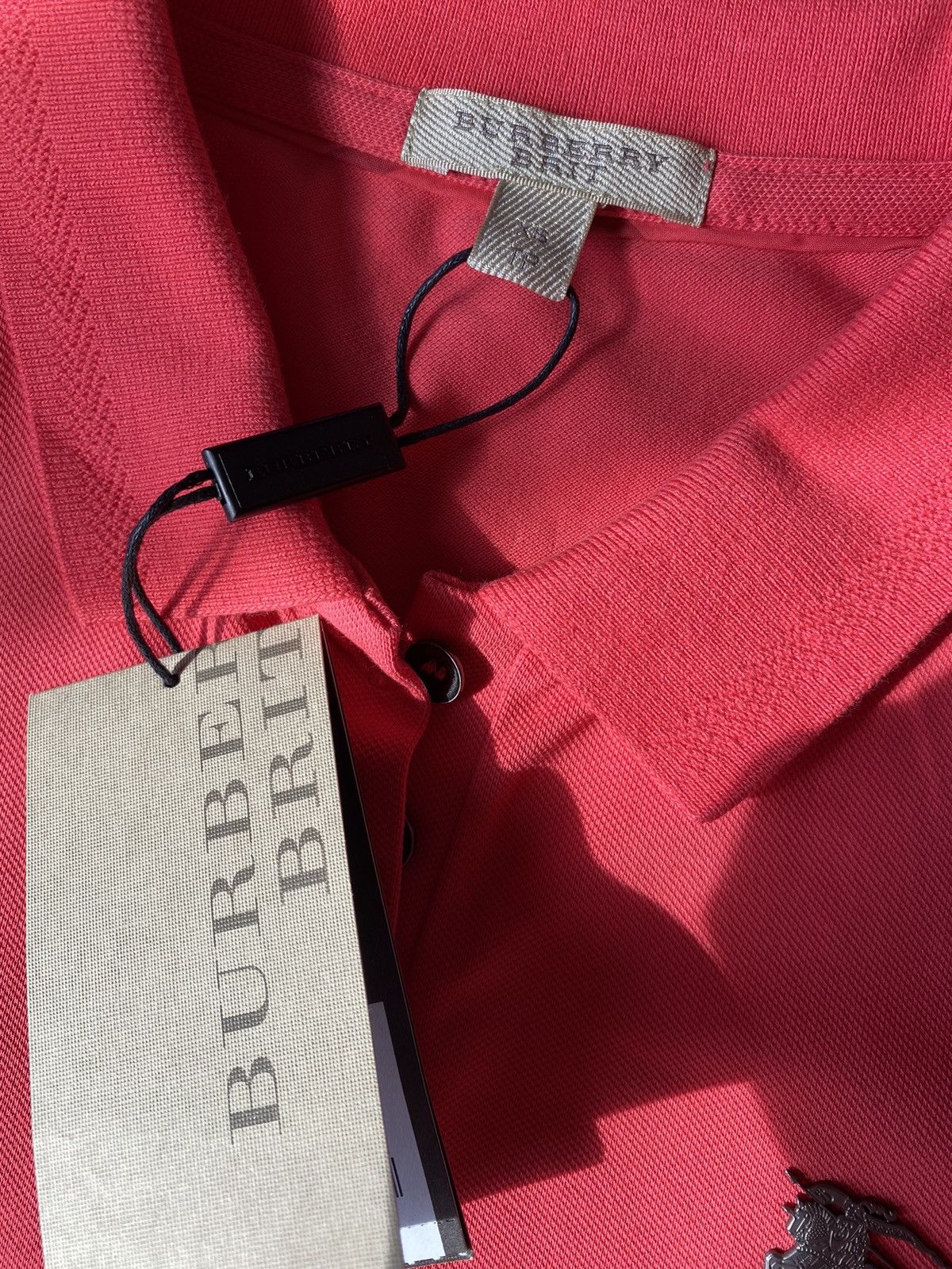 Burberry Burberry New Pink Polo With Metal Logo Size XS / US 0-2 / IT 36-38 - 6 Thumbnail