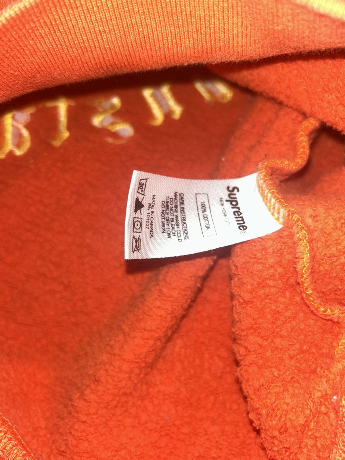 Supreme Supreme Peace Hooded Sweatshirt Size US XL / EU 56 / 4 - 7 Thumbnail