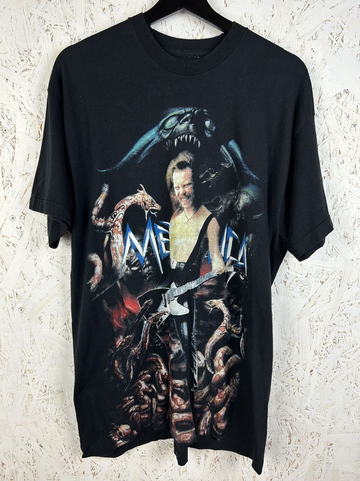 Band Tees 90s Vintage Metallica AOP Load Era Crazy Boot T-Shirt ~XL Size US XL / EU 56 / 4 - 1 Thumbnail