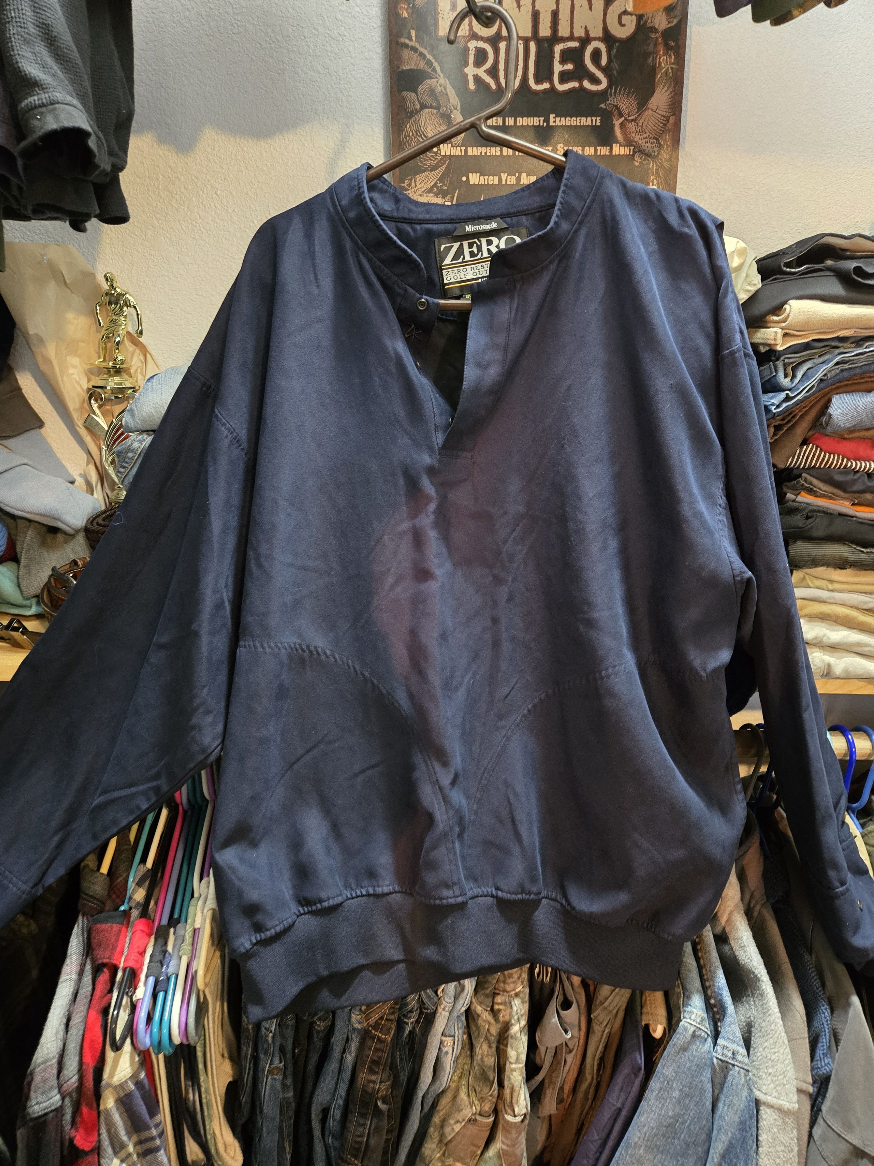 Other Zero Restrictions Golf Outerwear Microsuede Size US L / EU 52-54 / 3 - 1 Thumbnail